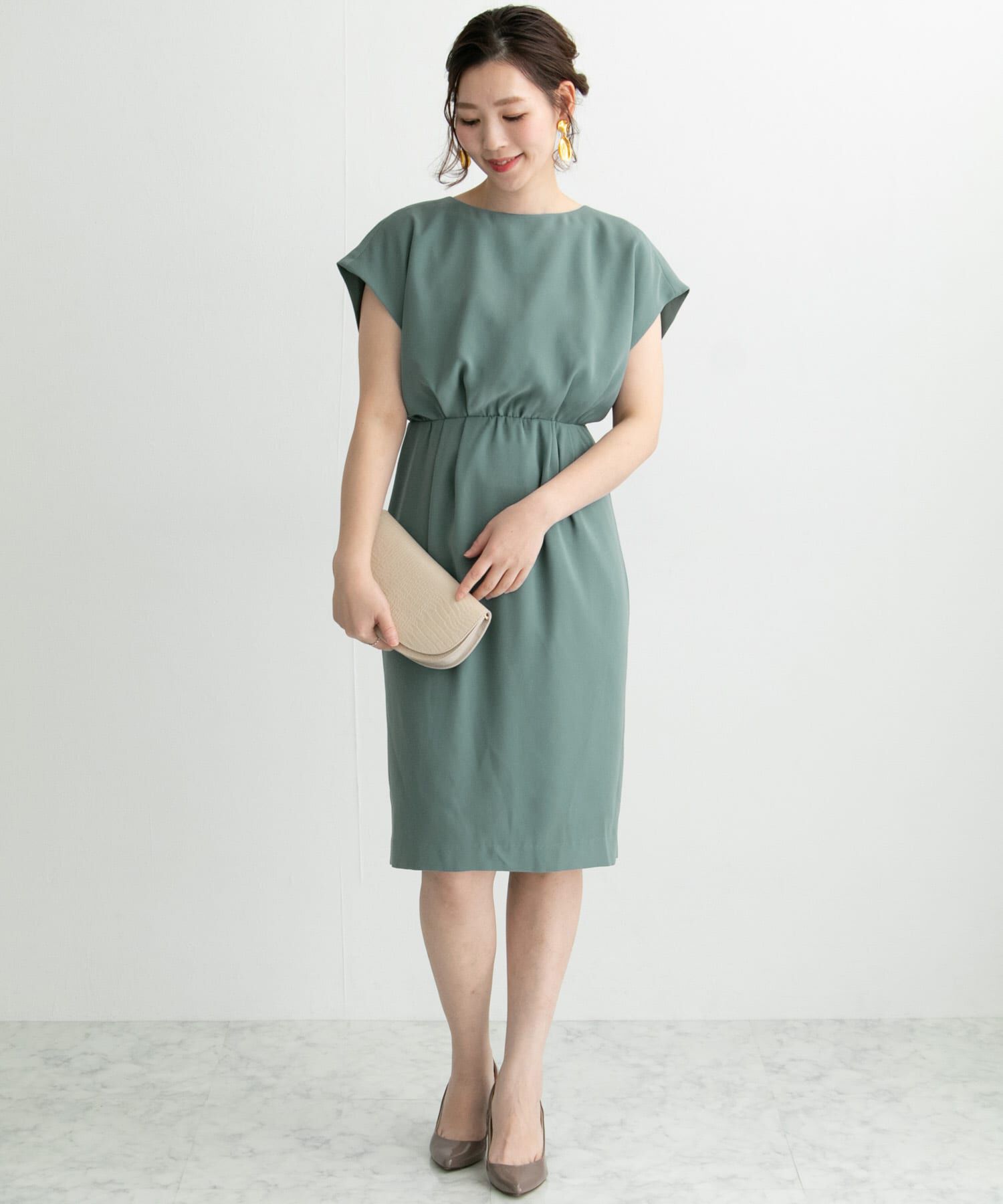 URBAN RESEARCH ROSSO「バックスリットドレス」|ワンピース|