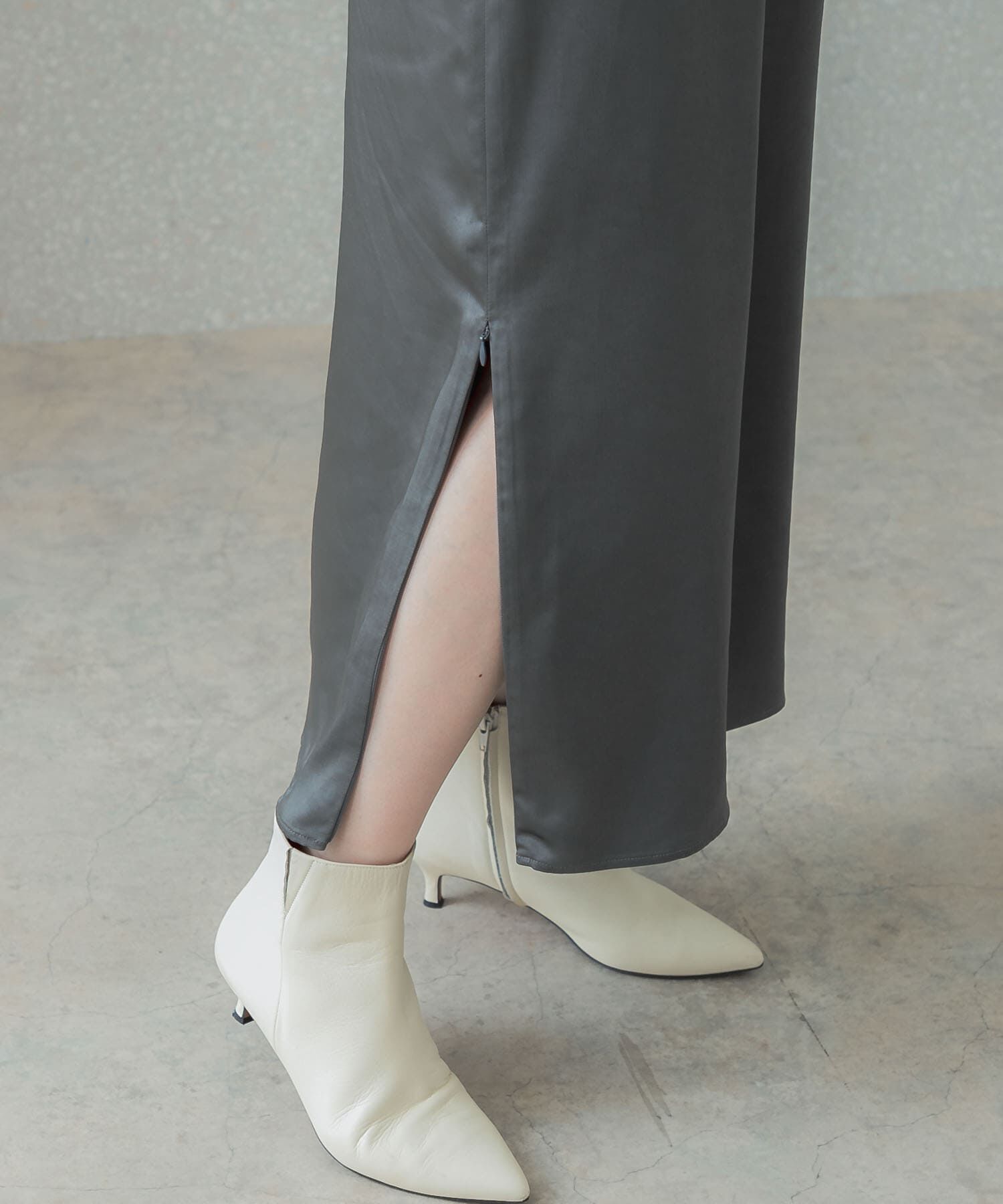 URBAN RESEARCH ROSSO「マルチウェイサテンナロースカート」|スカート|