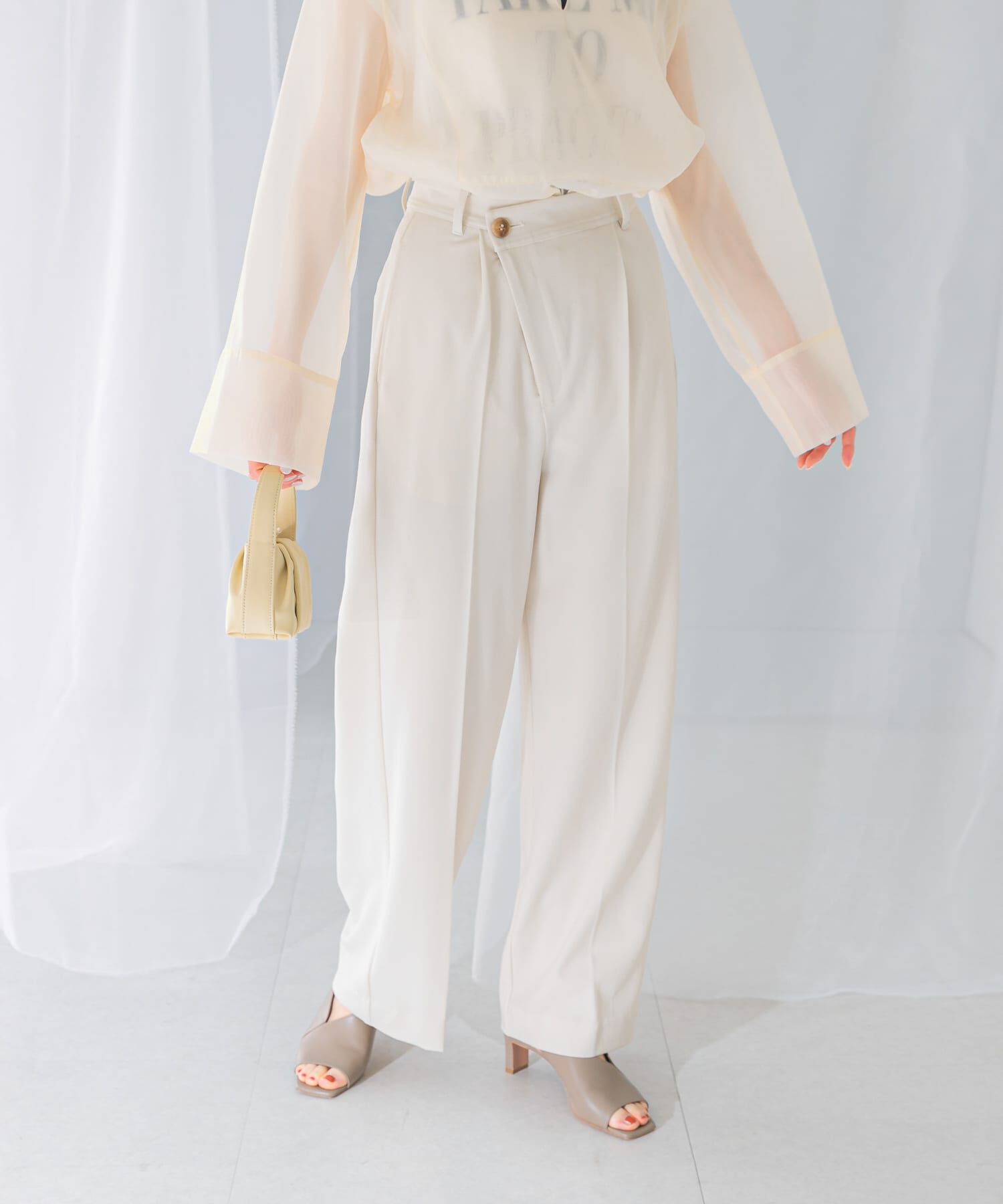 URBAN RESEARCH ROSSO「ヘリンボーンラップストレートパンツ」|その他|