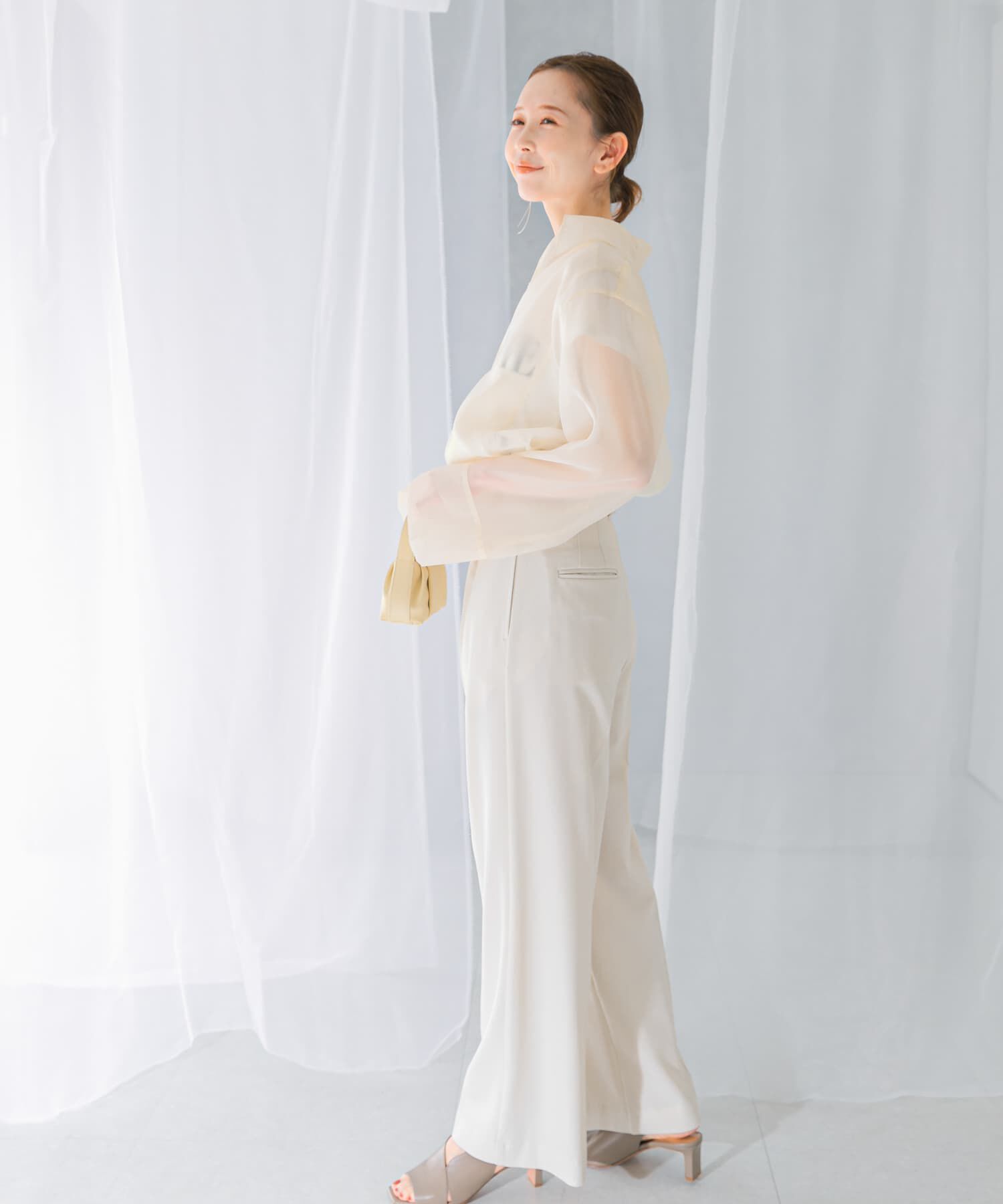 URBAN RESEARCH ROSSO「ヘリンボーンラップストレートパンツ」|その他|