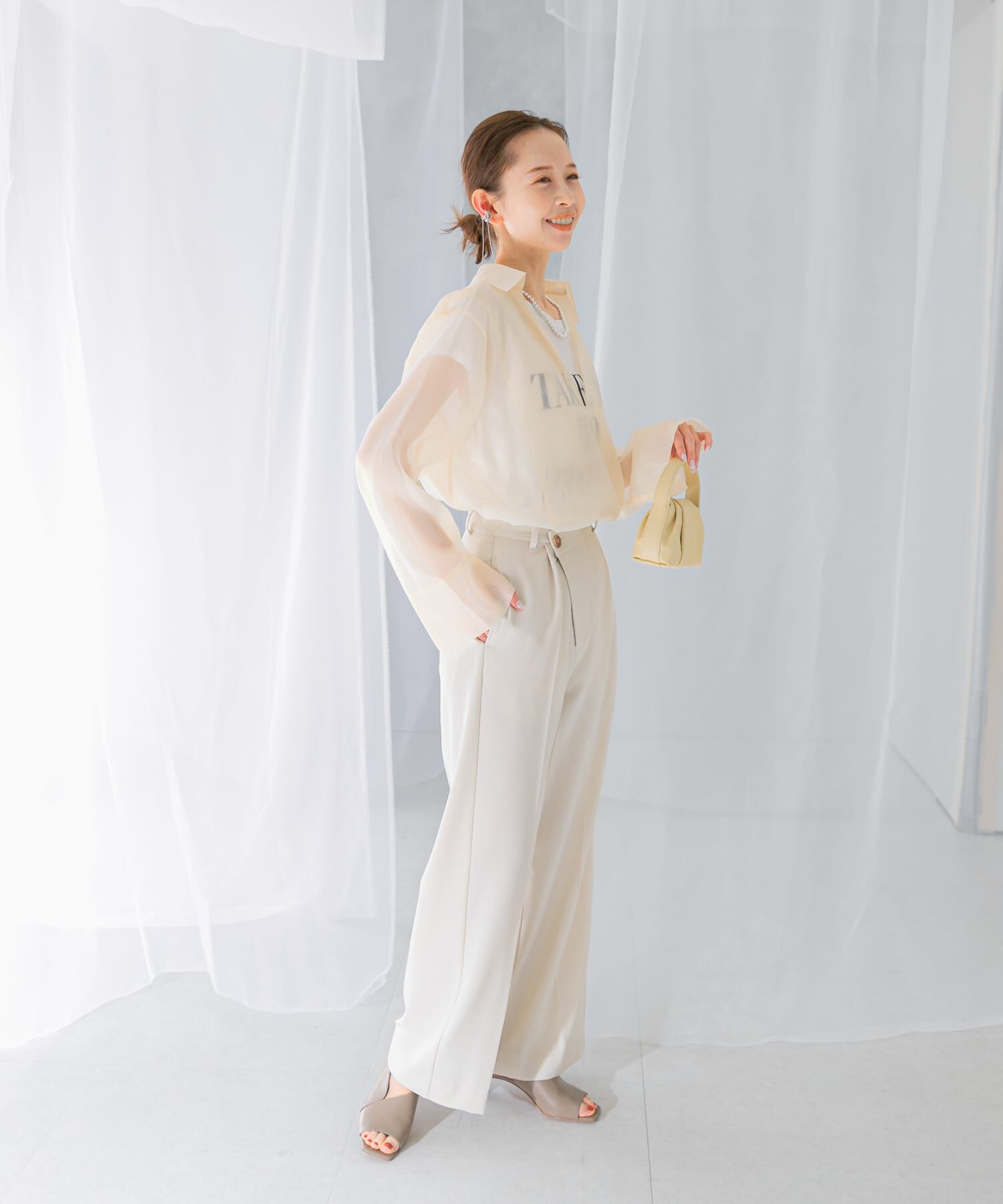 URBAN RESEARCH ROSSO「ヘリンボーンラップストレートパンツ」|その他|