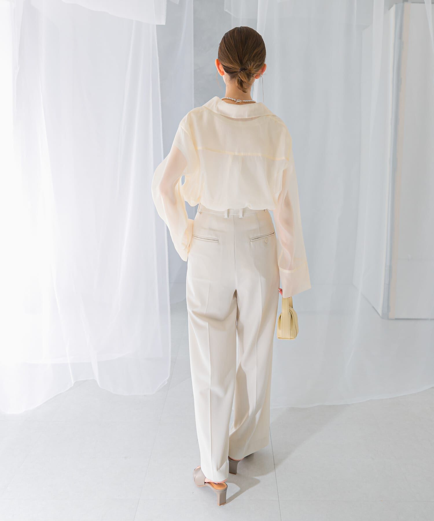 URBAN RESEARCH ROSSO「ヘリンボーンラップストレートパンツ」|その他|