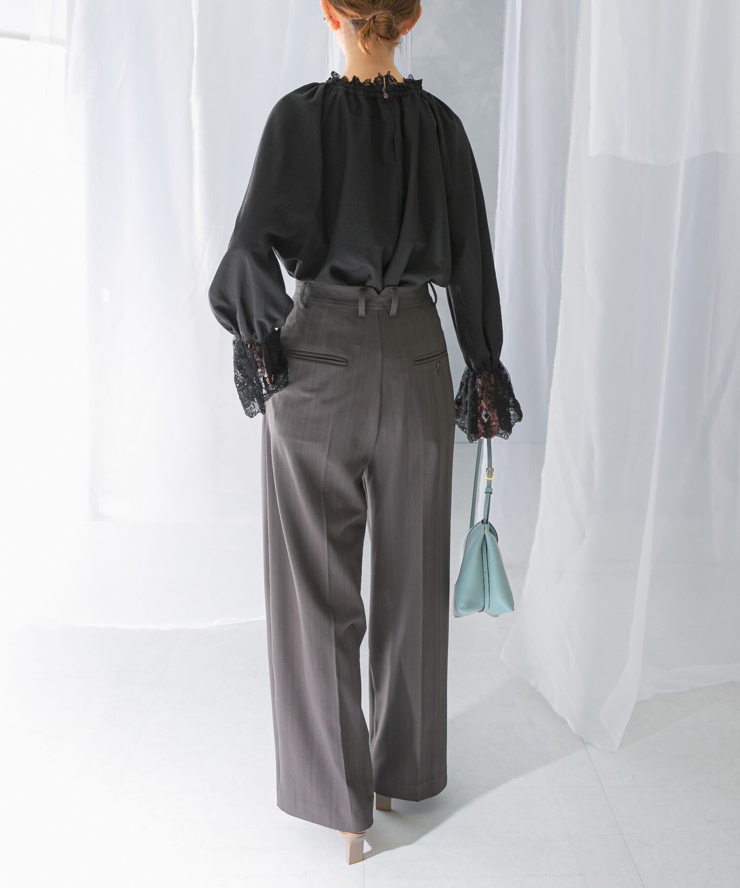 URBAN RESEARCH ROSSO「ヘリンボーンラップストレートパンツ」|その他|