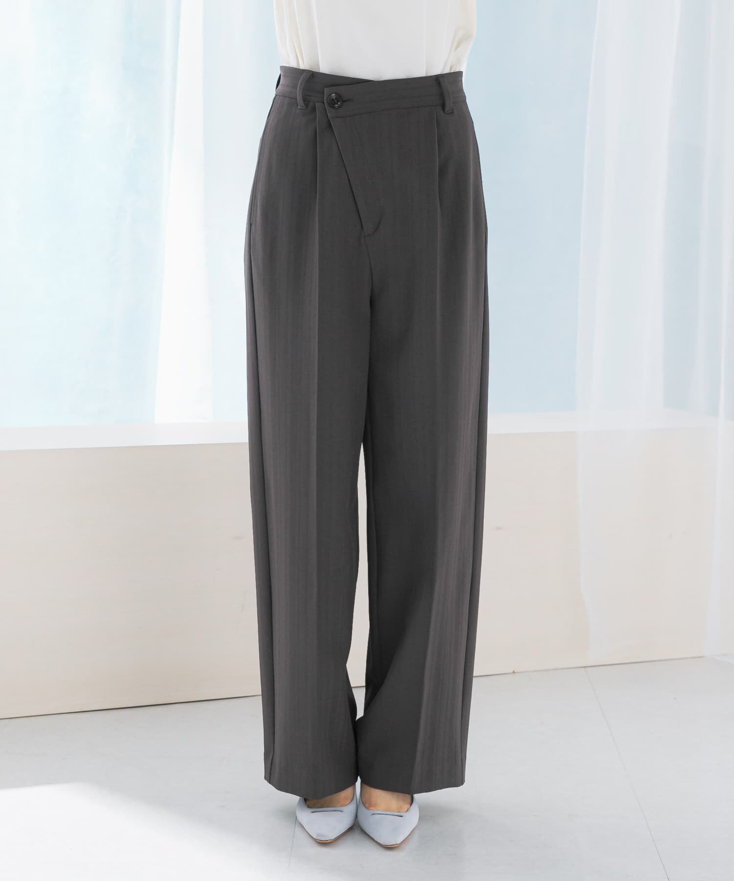 URBAN RESEARCH ROSSO「ヘリンボーンラップストレートパンツ」|その他|