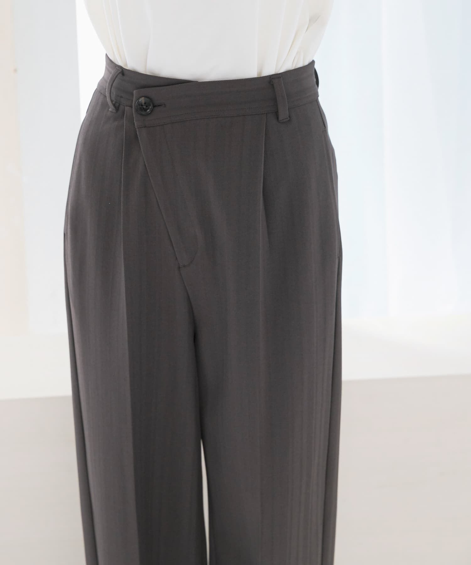 URBAN RESEARCH ROSSO「ヘリンボーンラップストレートパンツ」|その他|