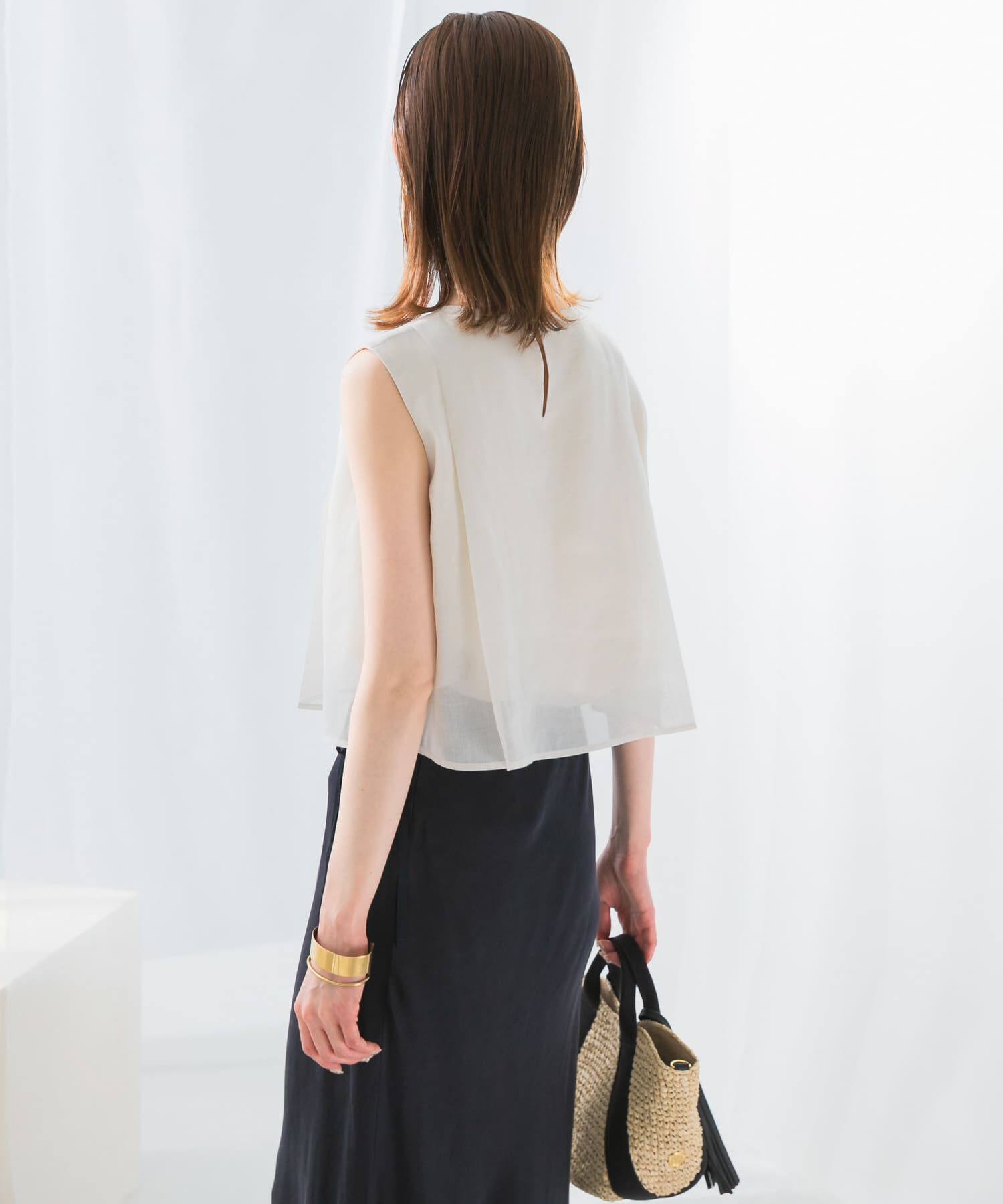 URBAN RESEARCH ROSSO「シアーチンツレイヤードブラウス」|シャツ・ブラウス|