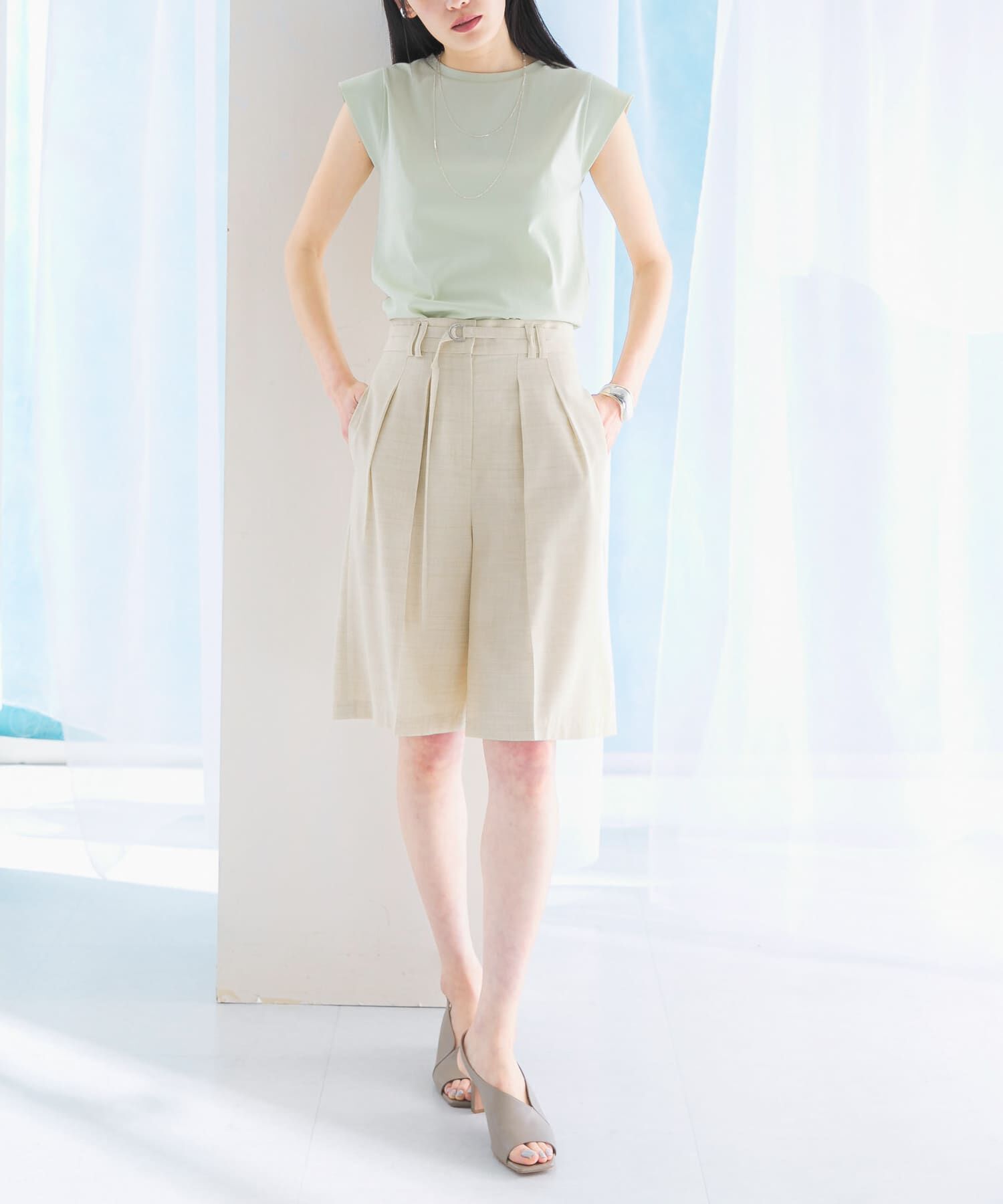 URBAN RESEARCH ROSSO「リネンライクハーフパンツ」|その他|