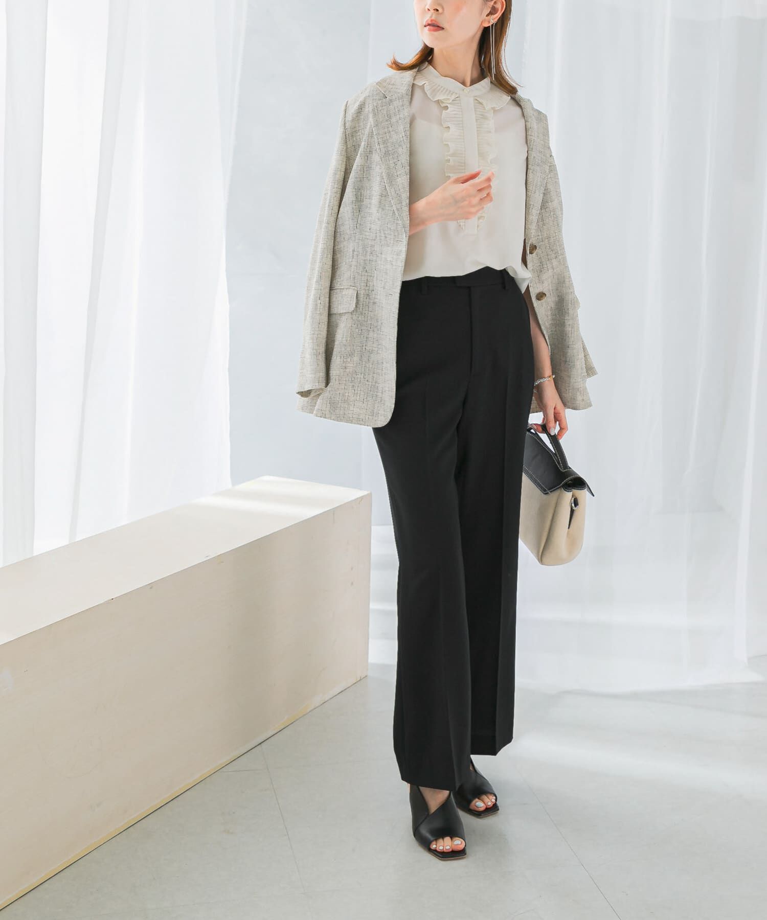 URBAN RESEARCH ROSSO「イージーケアセミフレアパンツ」|その他|