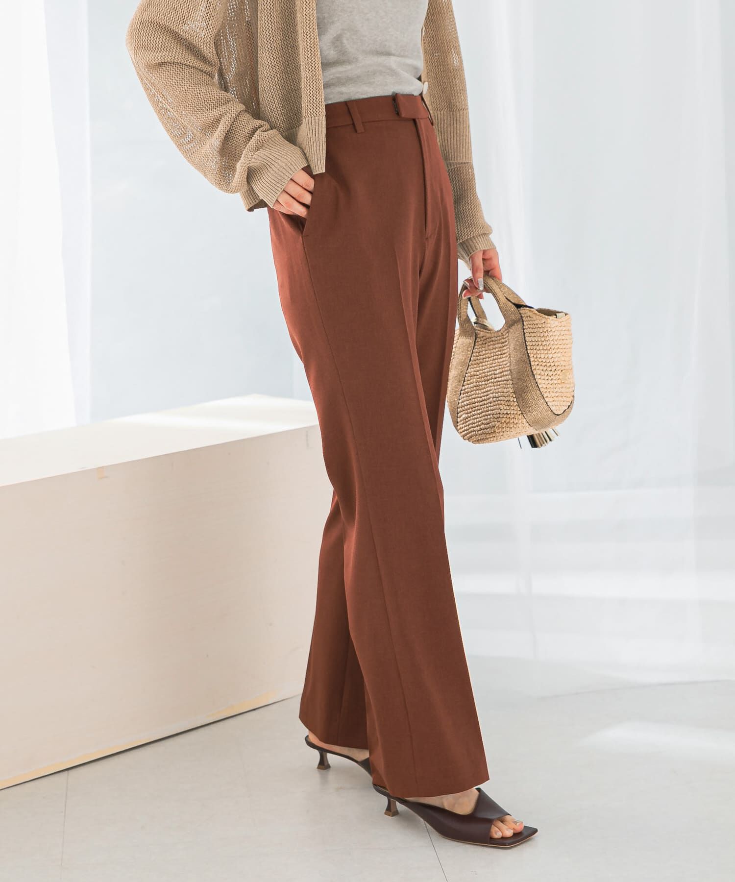 URBAN RESEARCH ROSSO「イージーケアセミフレアパンツ」|その他|