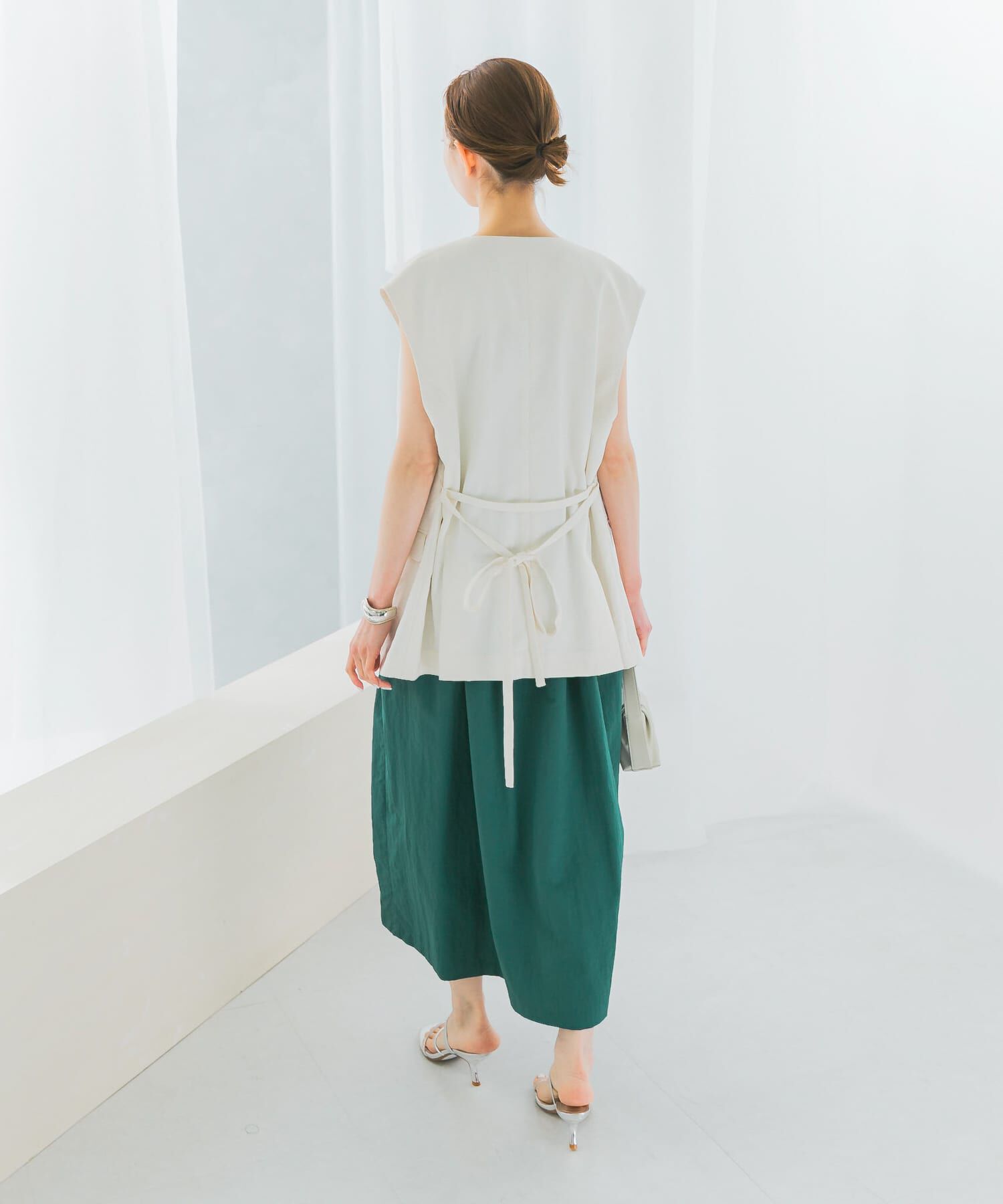 URBAN RESEARCH ROSSO「接触冷感リネン混ジレ」|ベスト・ジレ|