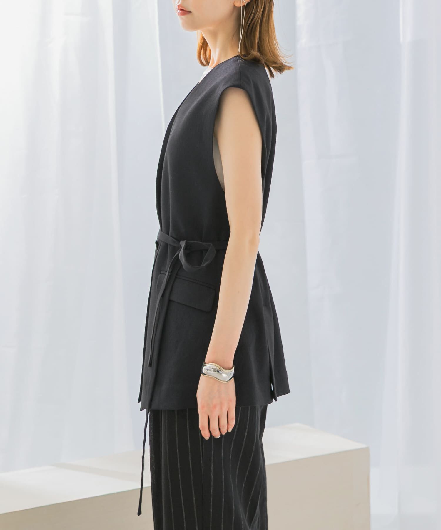 URBAN RESEARCH ROSSO「接触冷感リネン混ジレ」|ベスト・ジレ|