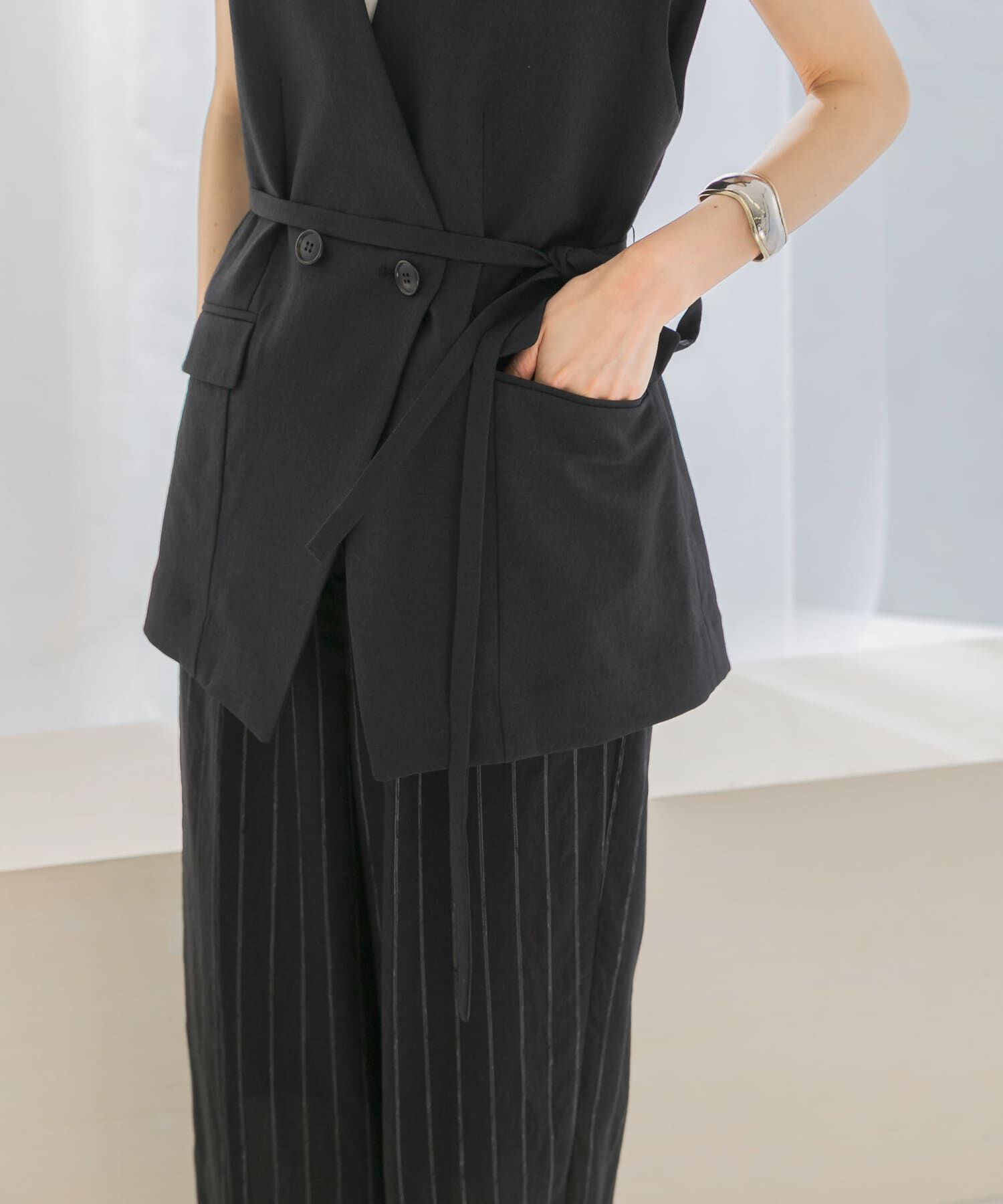 URBAN RESEARCH ROSSO「接触冷感リネン混ジレ」|ベスト・ジレ|