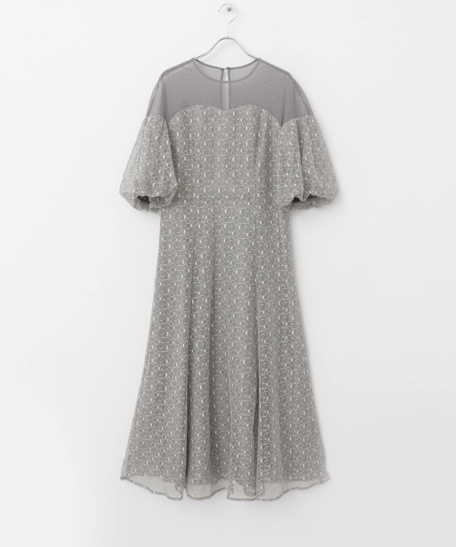 URBAN RESEARCH ROSSO「幾何学レースドレス」|ワンピース|