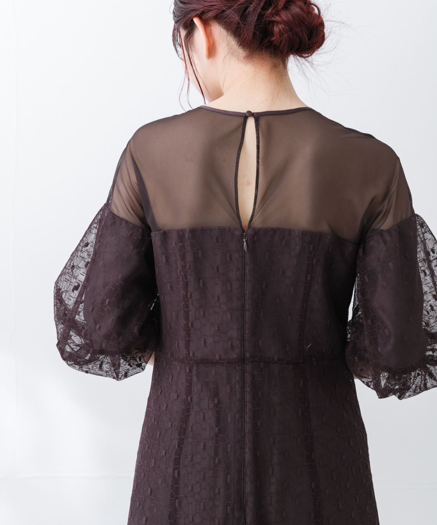 URBAN RESEARCH ROSSO「幾何学レースドレス」|ワンピース|