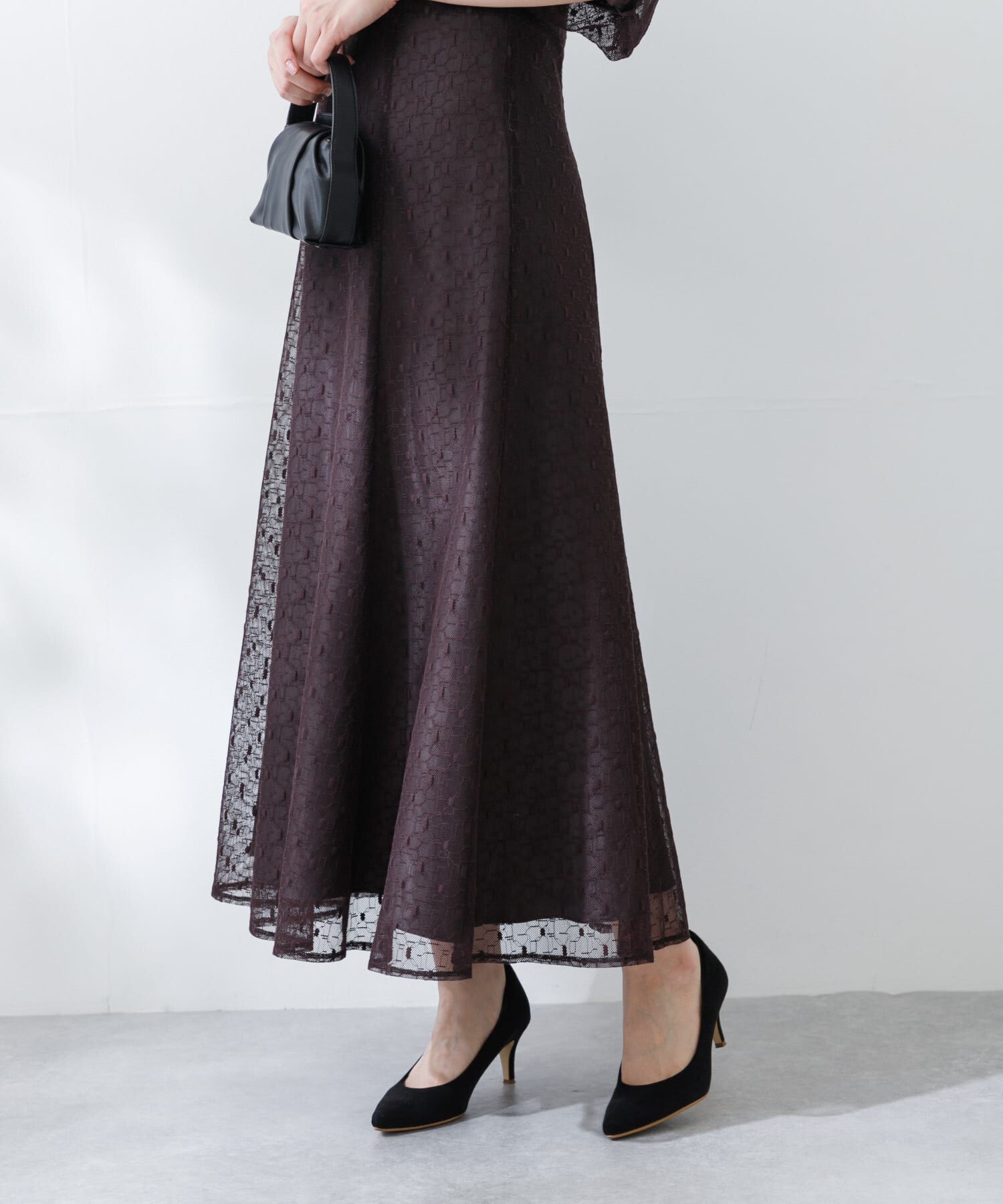 URBAN RESEARCH ROSSO「幾何学レースドレス」|ワンピース|