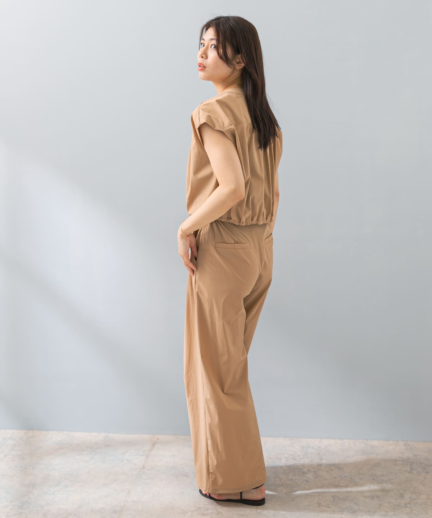 URBAN RESEARCH ROSSO「F by ROSSO　撥水クロップドブラウス+ワイドパンツ」|その他|