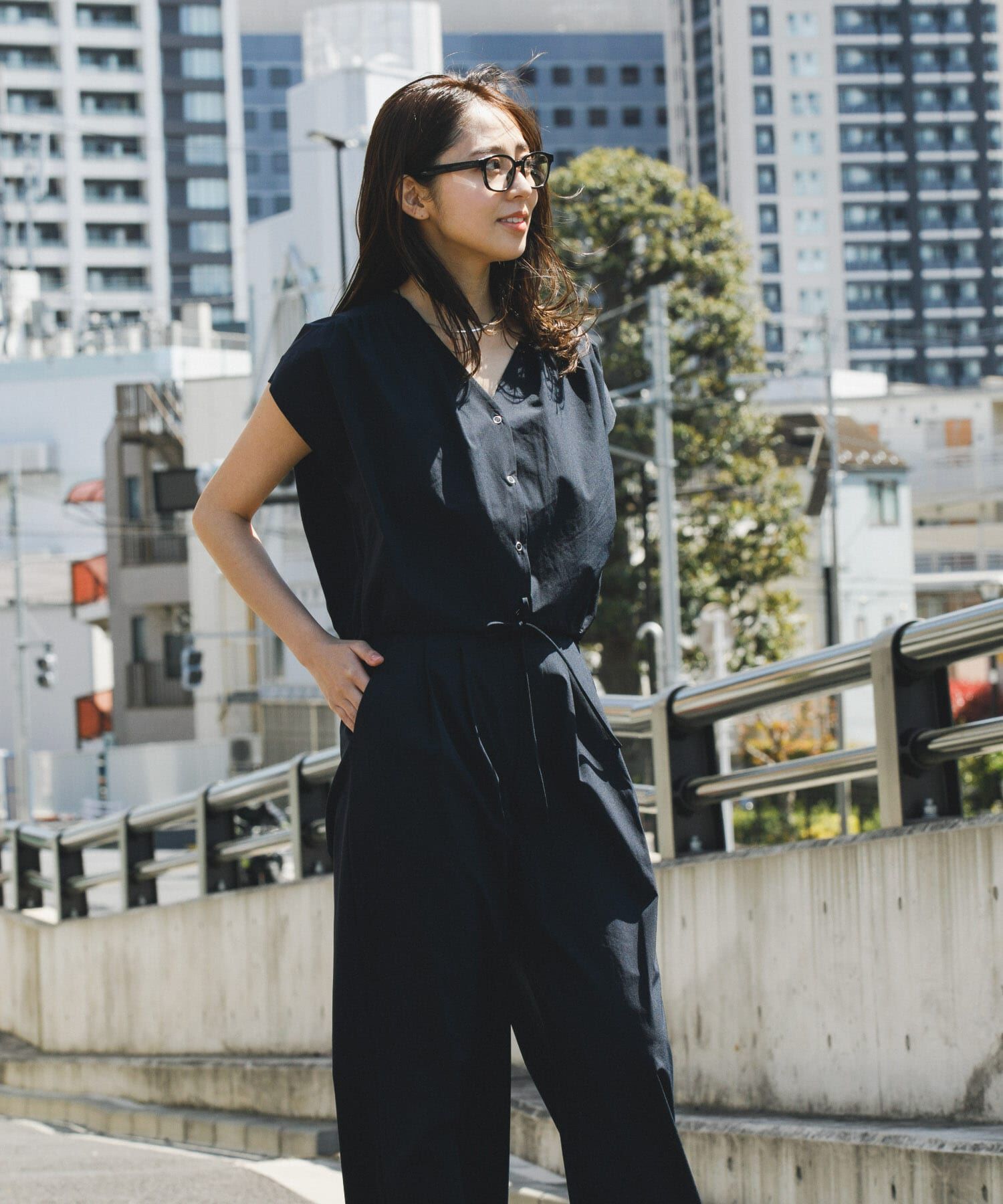 URBAN RESEARCH ROSSO「F by ROSSO　撥水クロップドブラウス+ワイドパンツ」|その他|