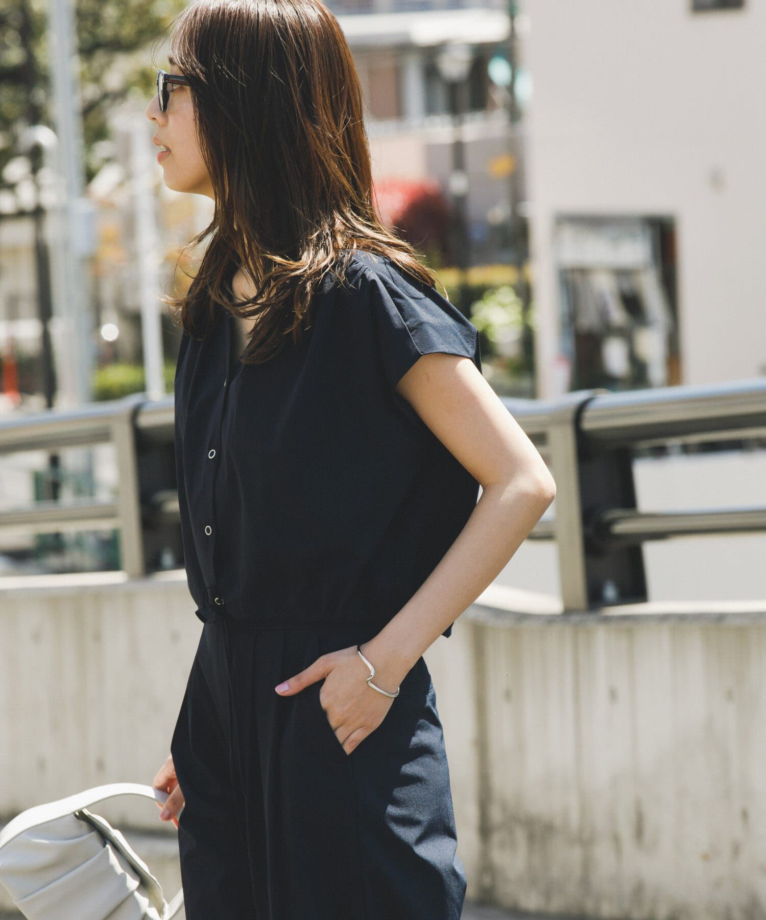 URBAN RESEARCH ROSSO「F by ROSSO　撥水クロップドブラウス+ワイドパンツ」|その他|