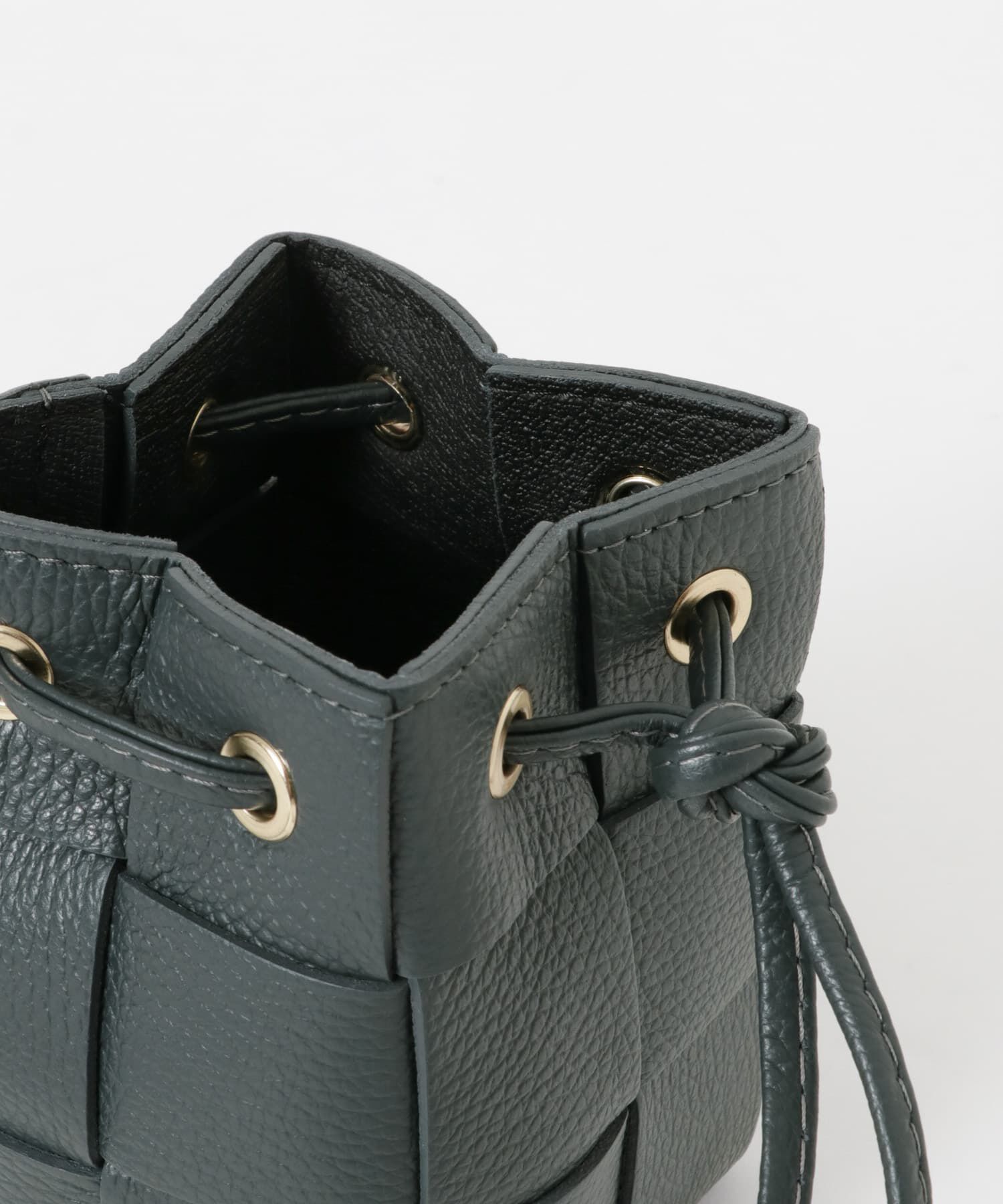 URBAN RESEARCH「メッシュ巾着レザーバッグ」|ショルダー・メッセンジャー|