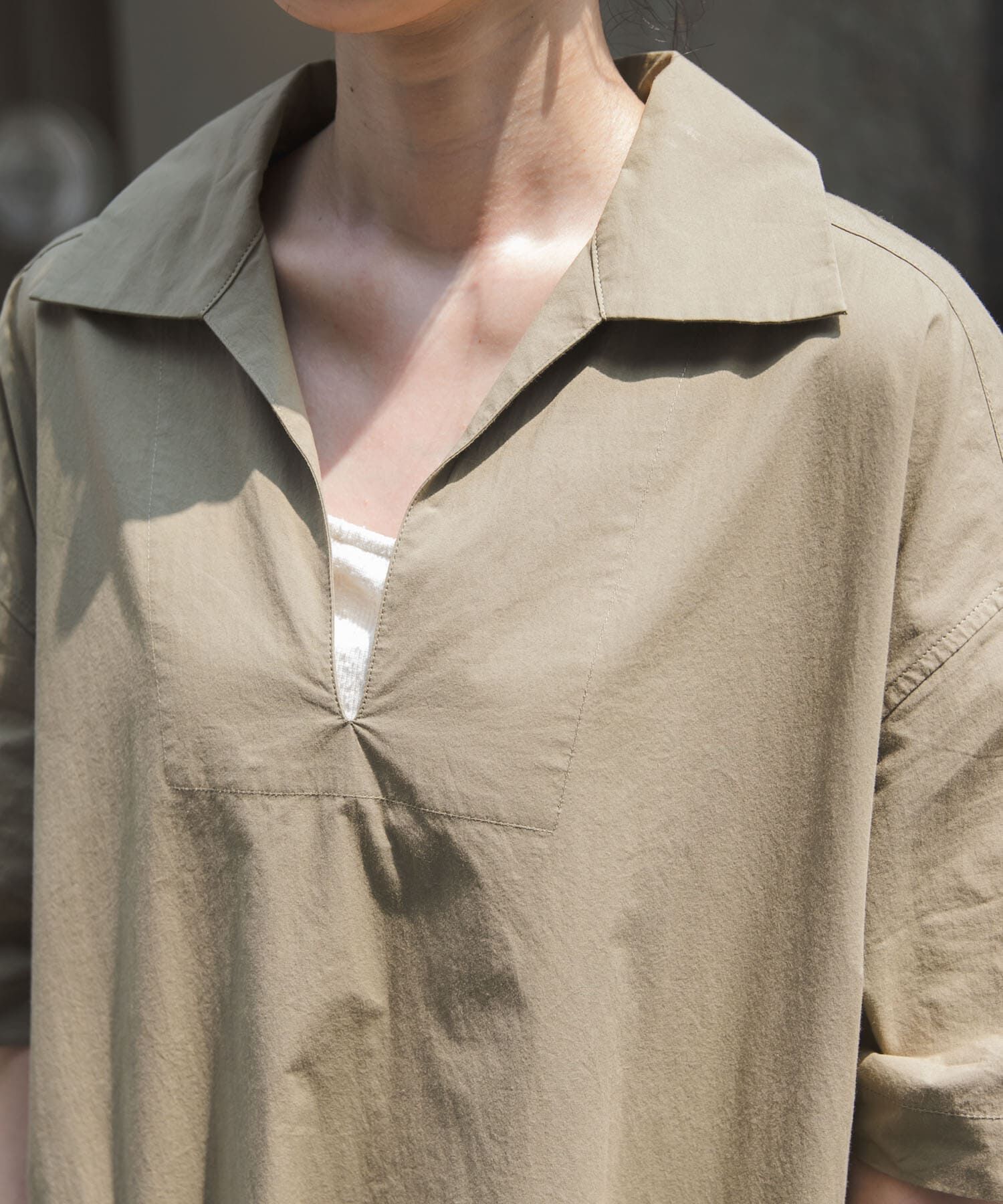 URBAN RESEARCH DOORS「FORK&SPOON　スキッパーワンピース」|ワンピース|