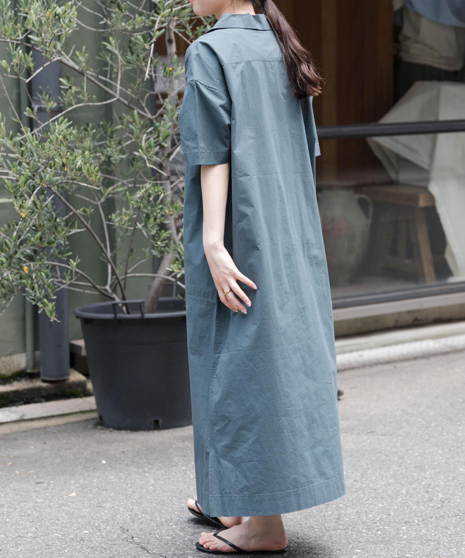 URBAN RESEARCH DOORS「FORK&SPOON　スキッパーワンピース」|ワンピース|