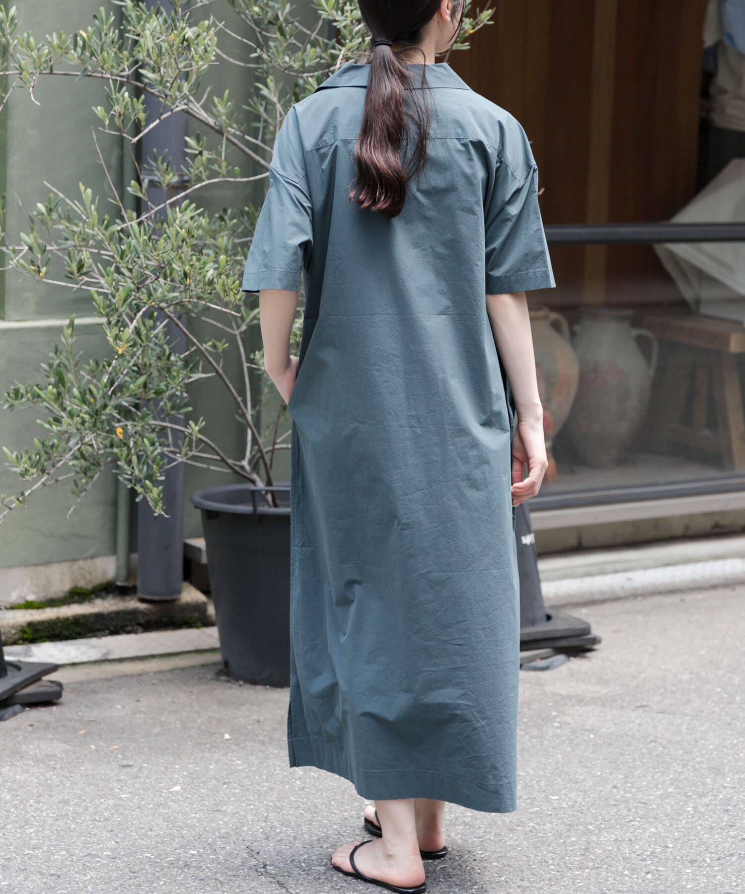 URBAN RESEARCH DOORS「FORK&SPOON　スキッパーワンピース」|ワンピース|