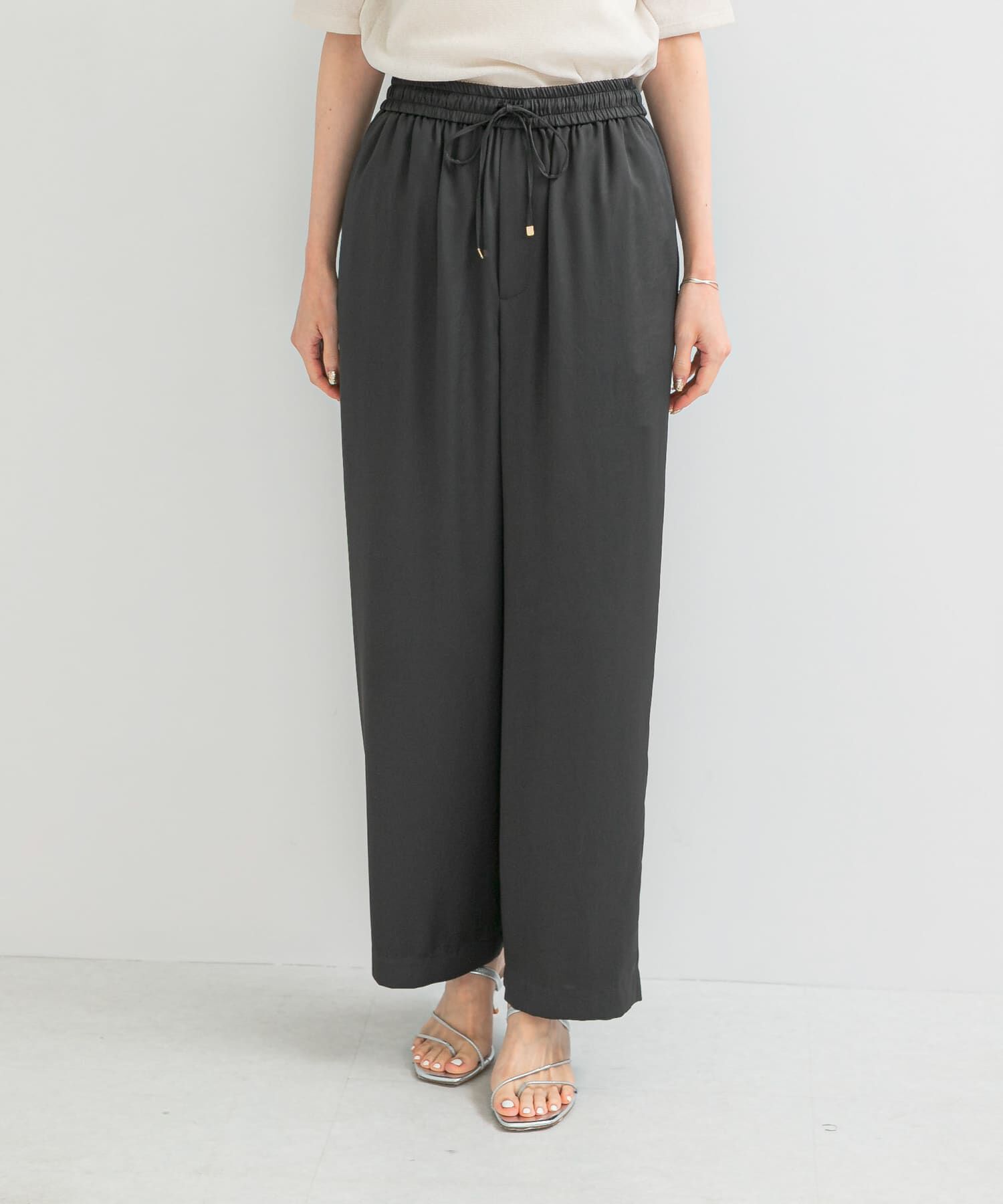 URBAN RESEARCH ROSSO「DONEEYU　サテンツイルワイドパンツ」|その他|