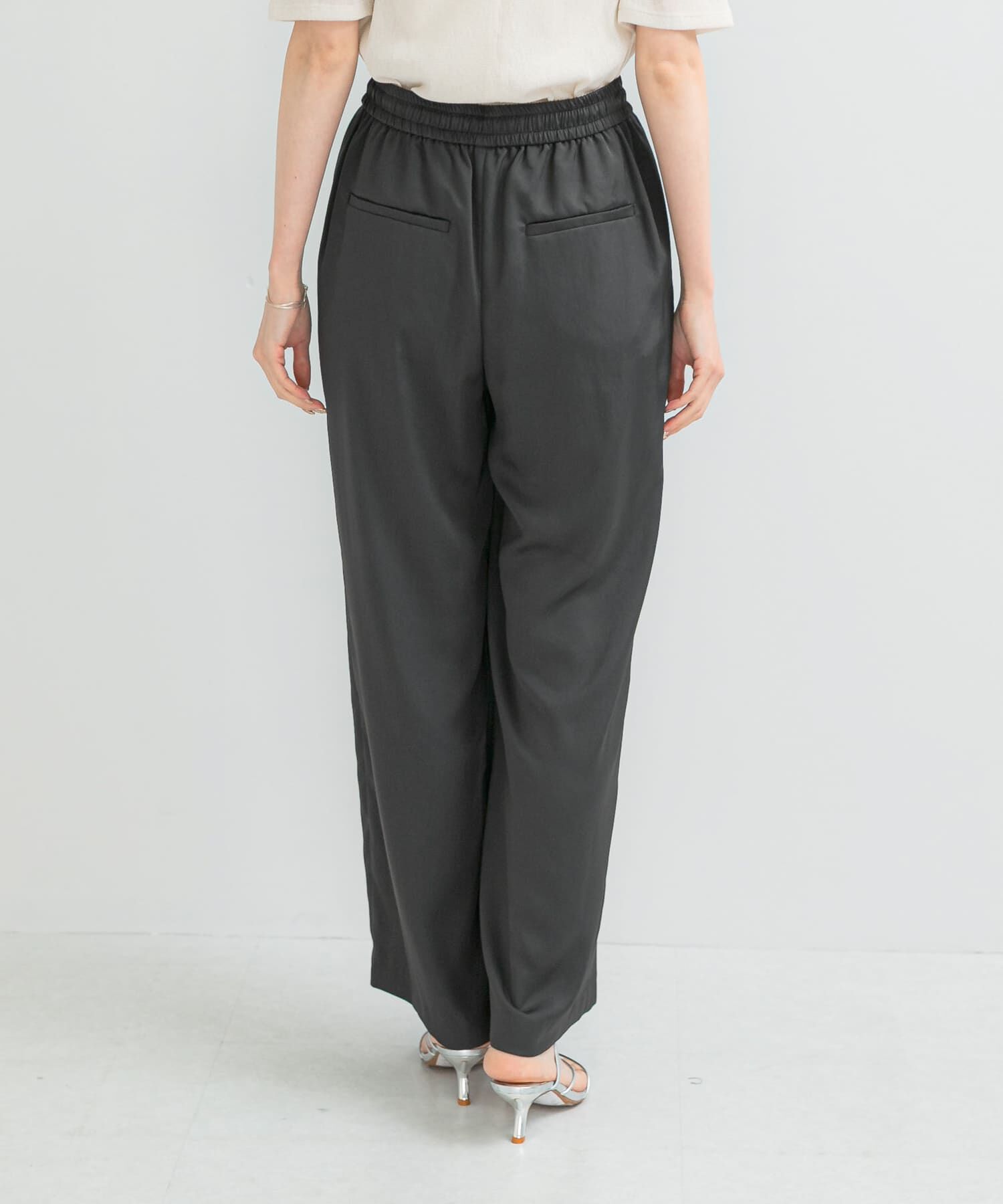 URBAN RESEARCH ROSSO「DONEEYU　サテンツイルワイドパンツ」|その他|