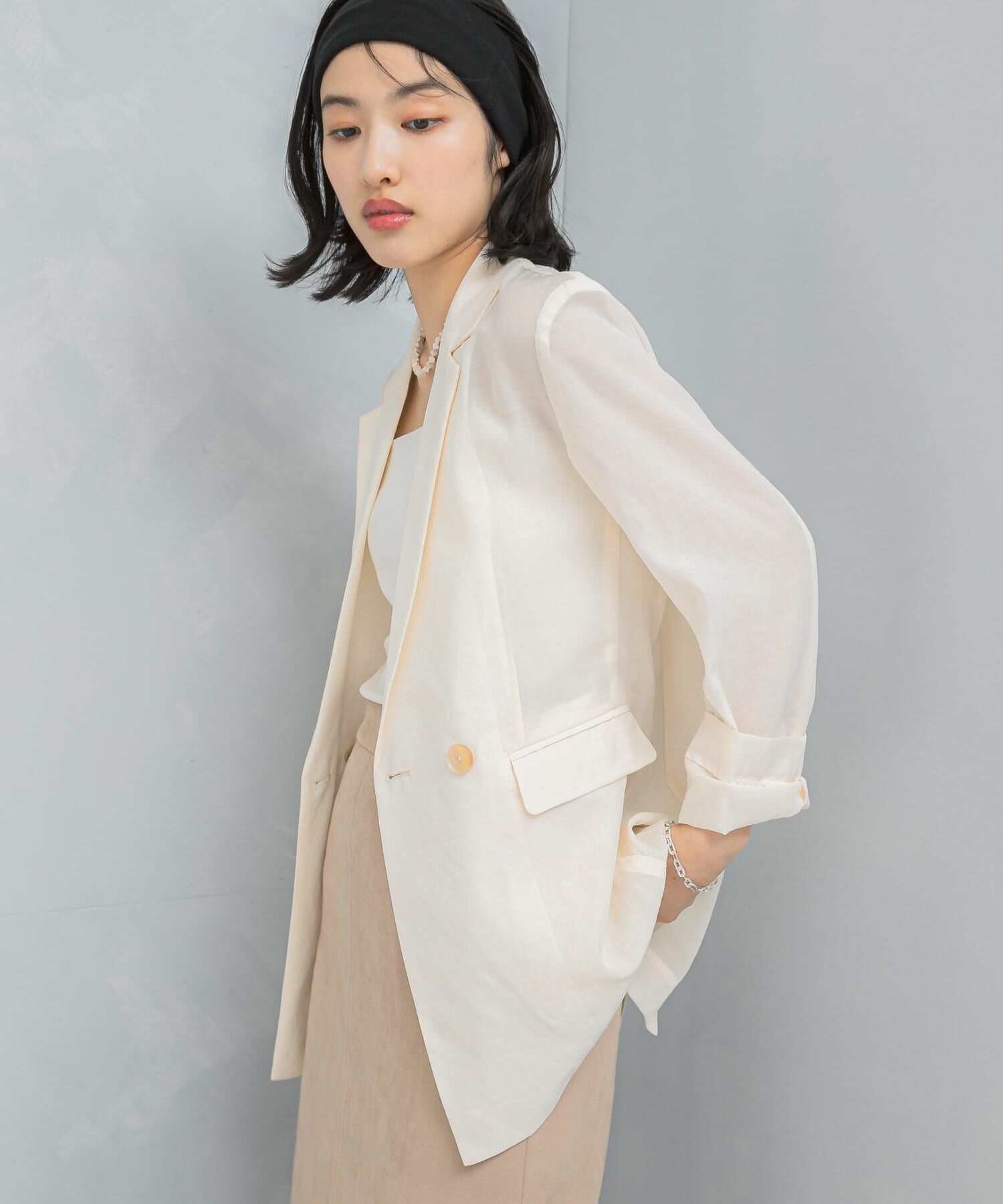 URBAN RESEARCH ROSSO「セミシアーテーラードジャケット」|その他|