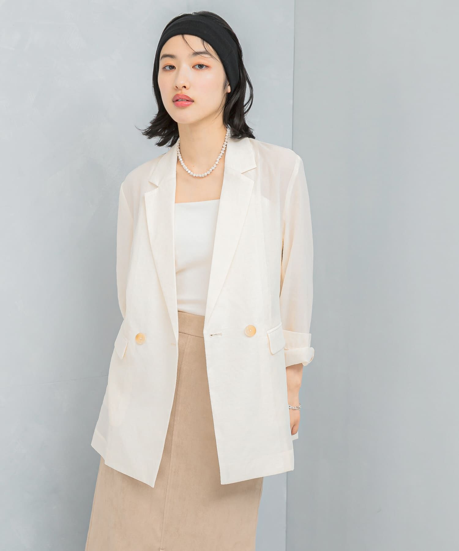 URBAN RESEARCH ROSSO「セミシアーテーラードジャケット」|その他|