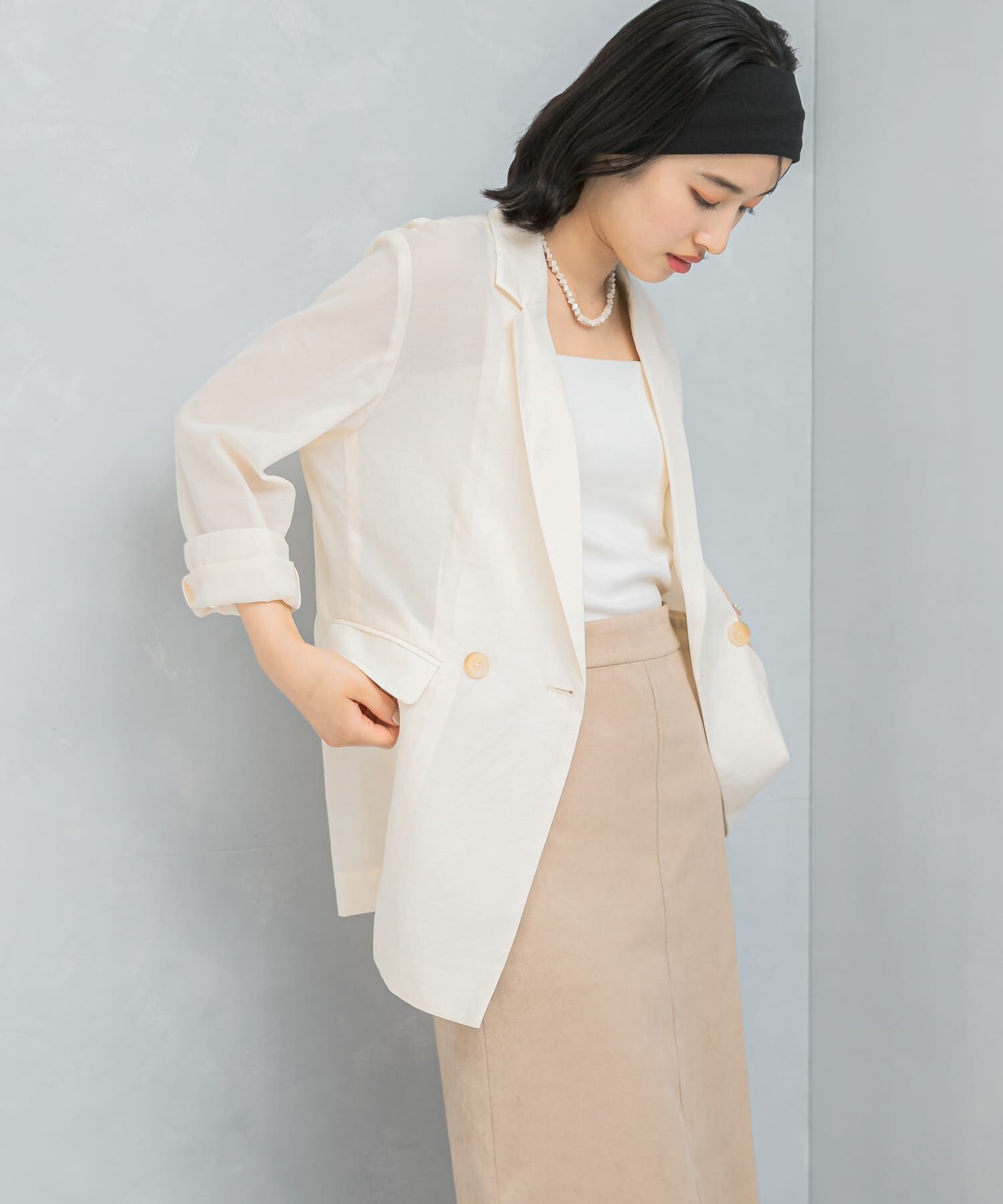 URBAN RESEARCH ROSSO「セミシアーテーラードジャケット」|その他|