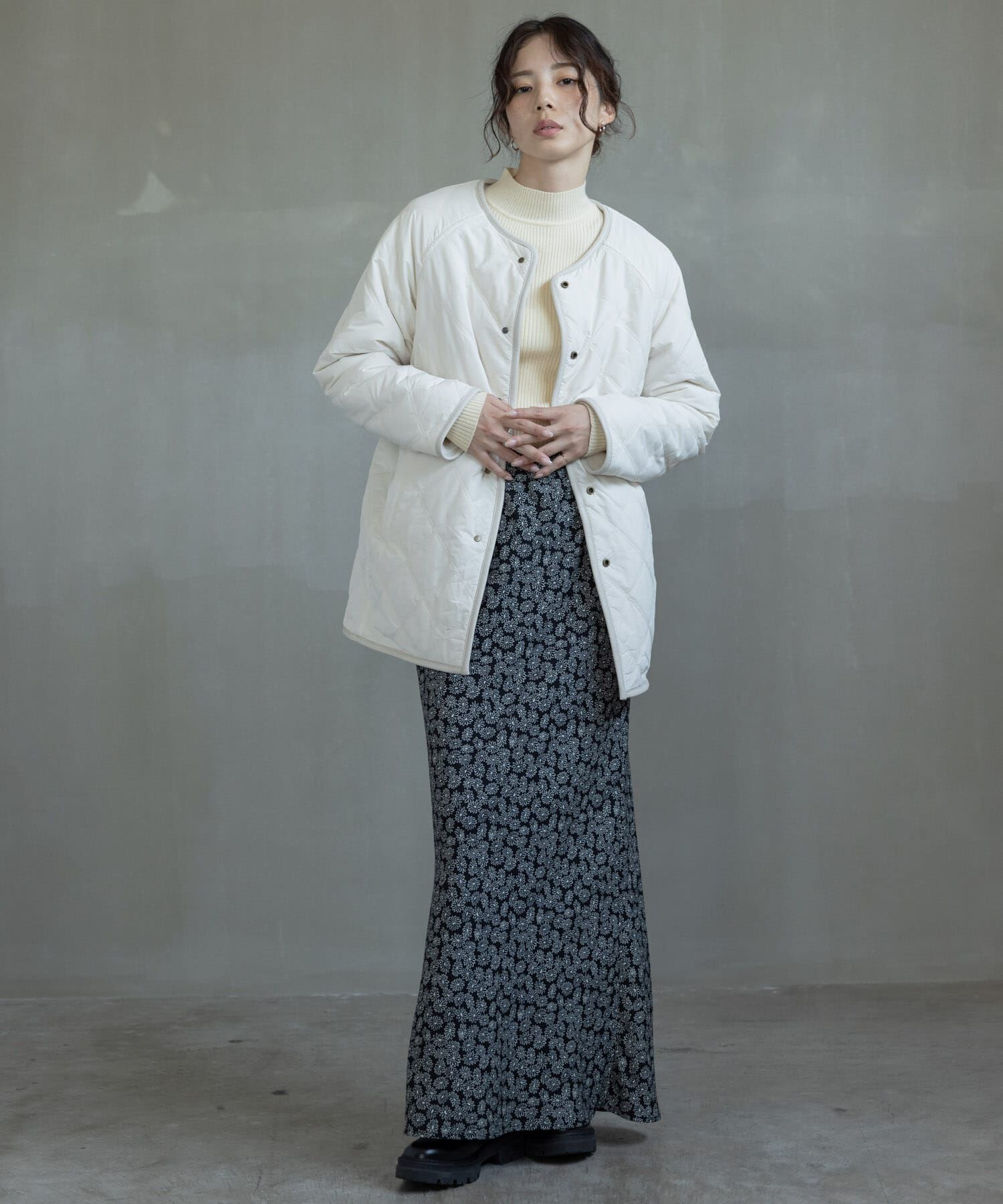 リバーシブルボア撥水キルティングコート（Sonny Label ）｜ルミネの