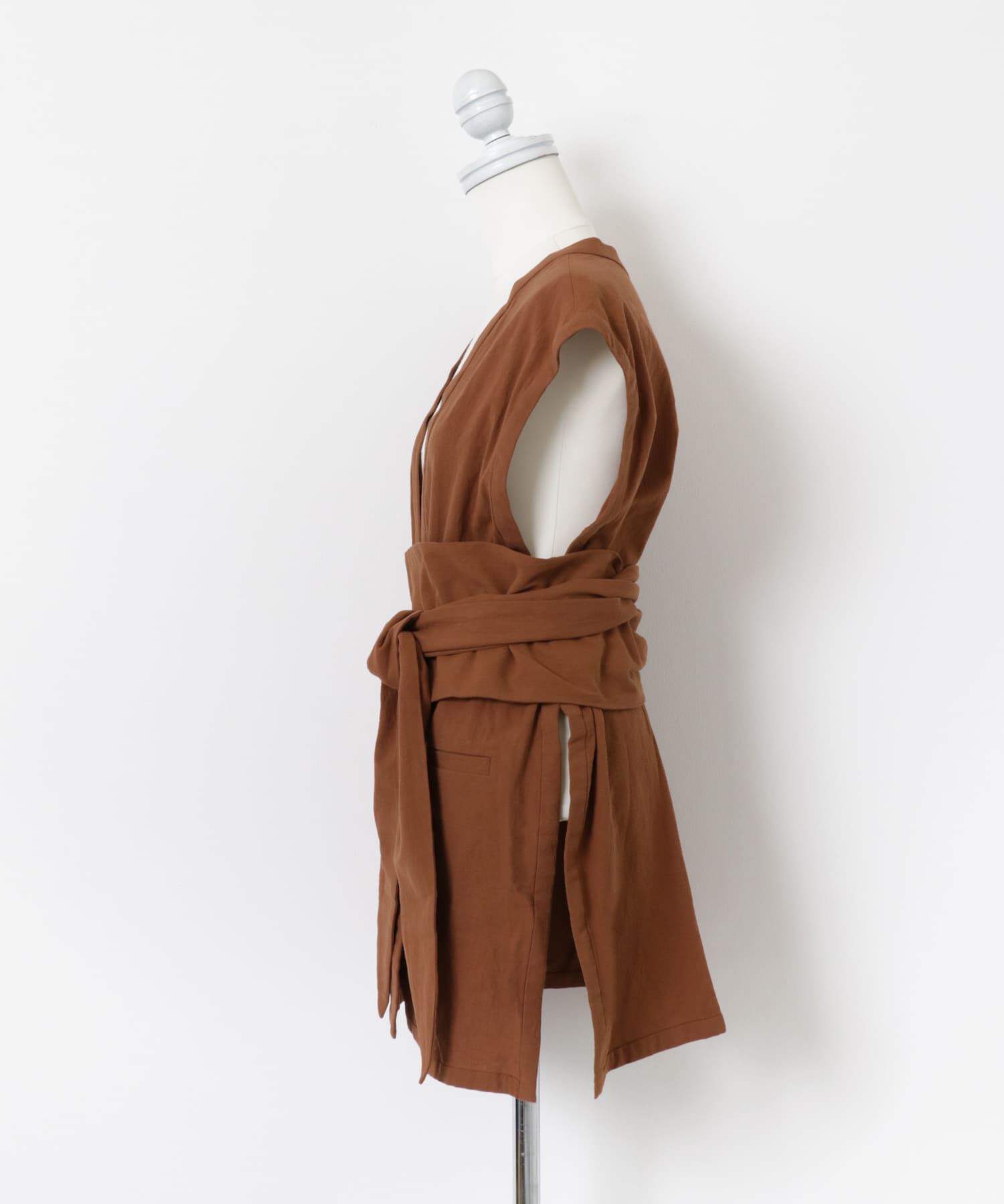 LAATO「haori jacket」|ノーカラーコート|