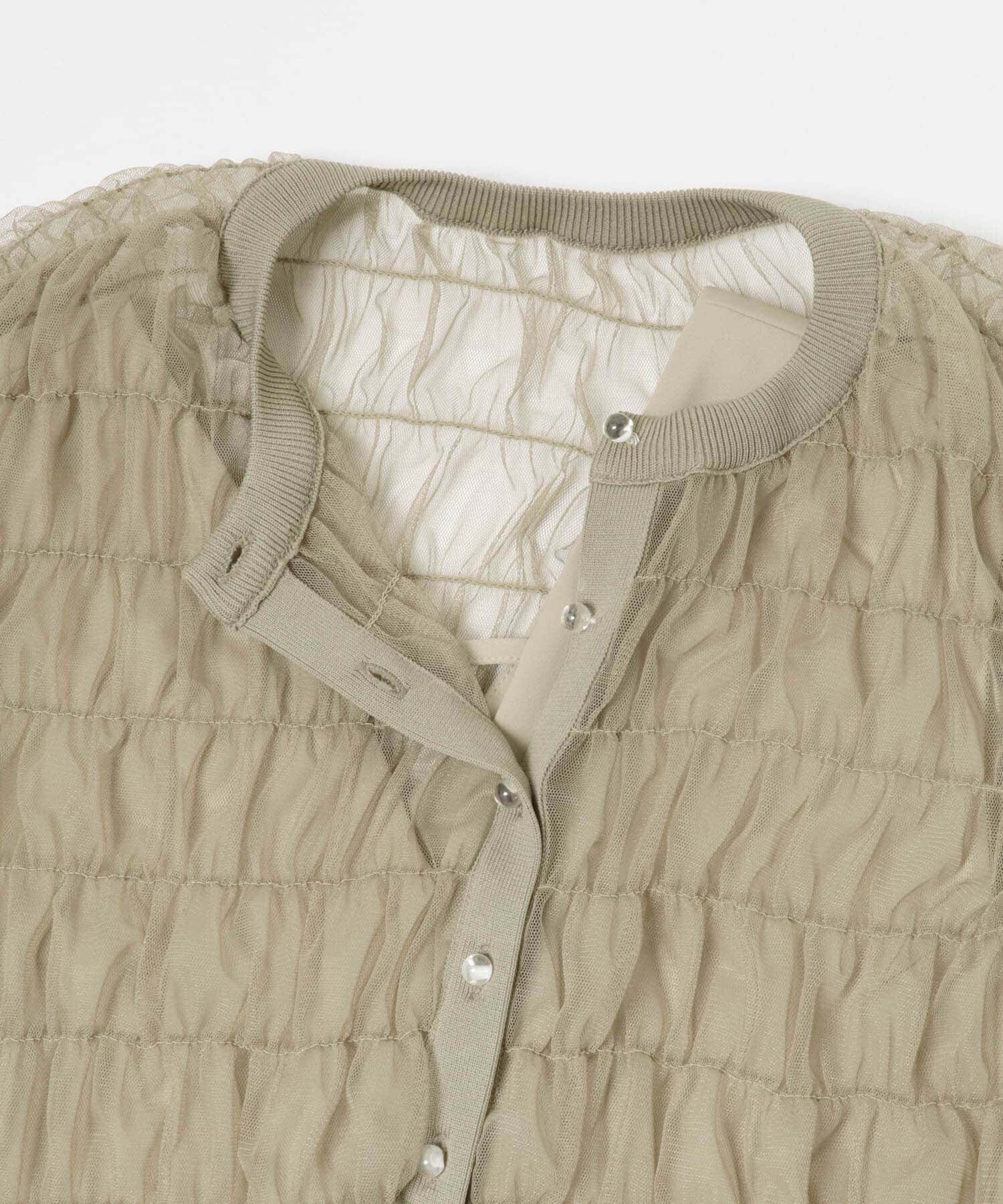 URBAN RESEARCH ROSSO「チュールカーディガン&times;レイヤードワンピース」|ワンピース|