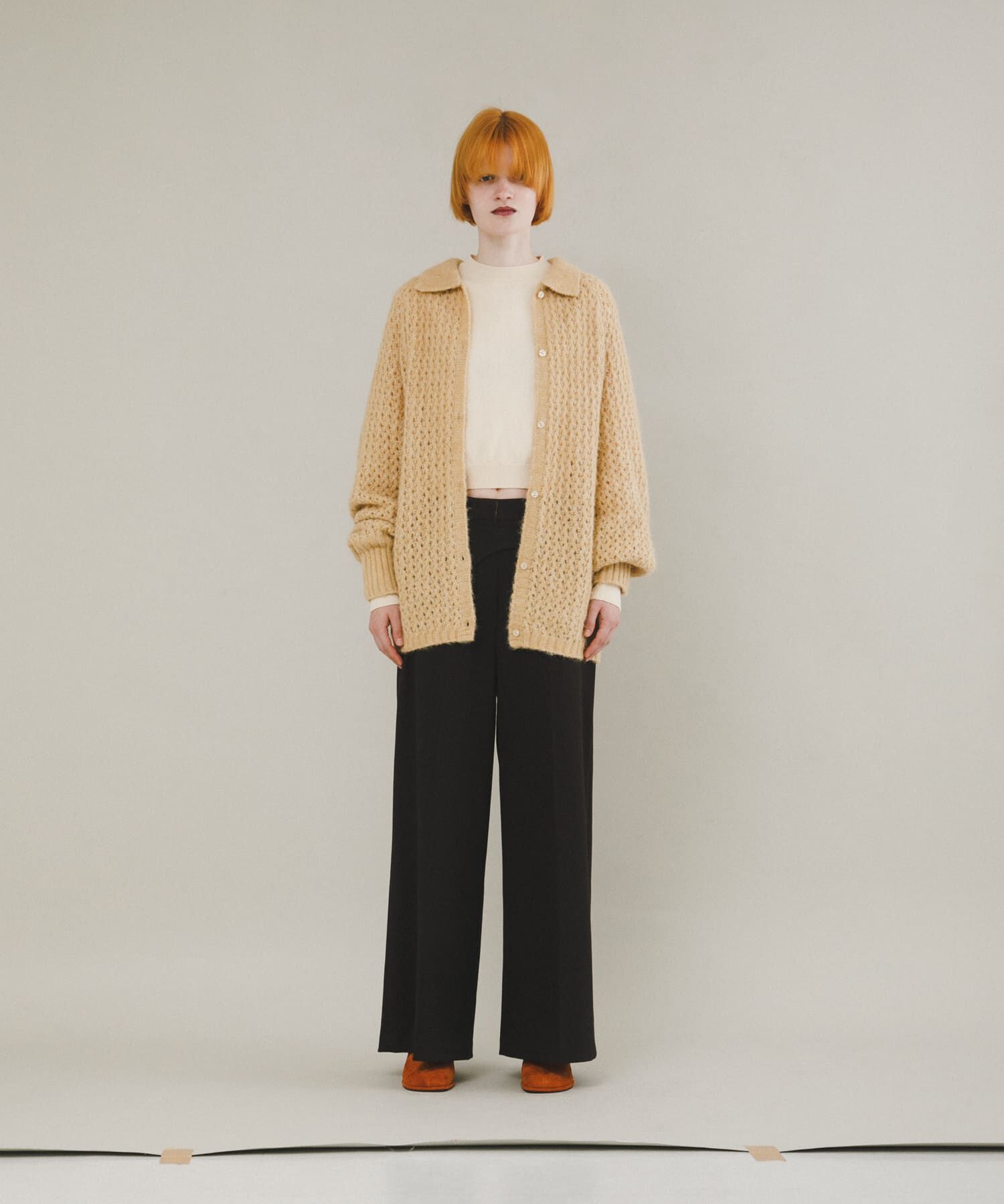 LAATO「front pocket wide pants」|その他|ブラウン