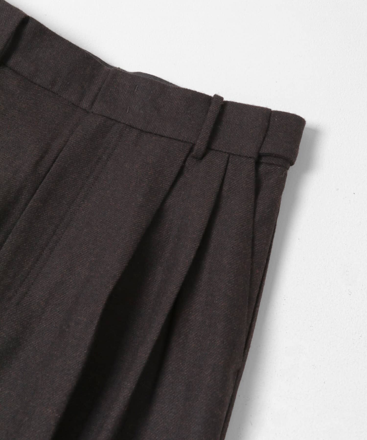 LAATO「straight wide tuck pants」|その他|