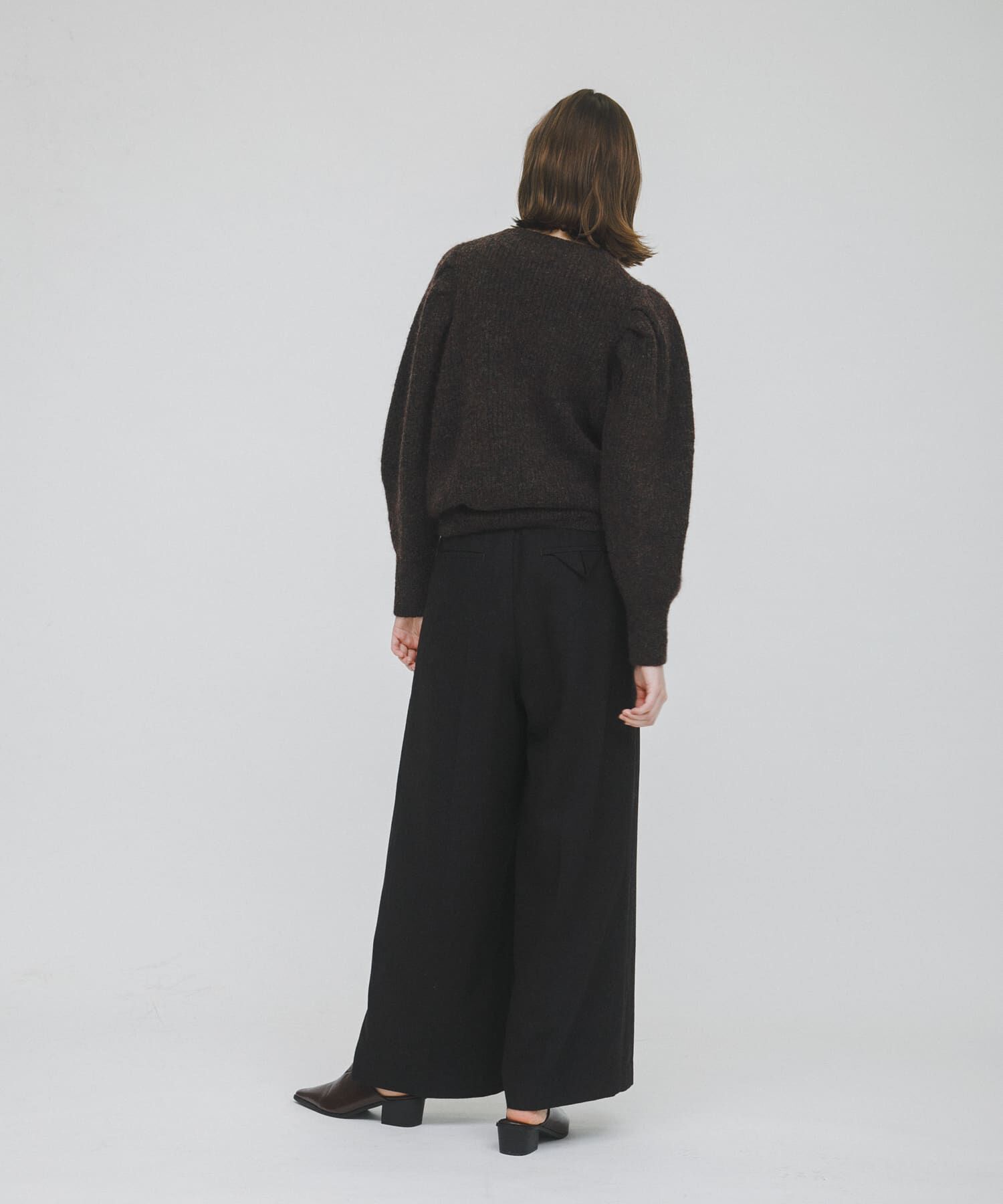 LAATO「straight wide tuck pants」|その他|