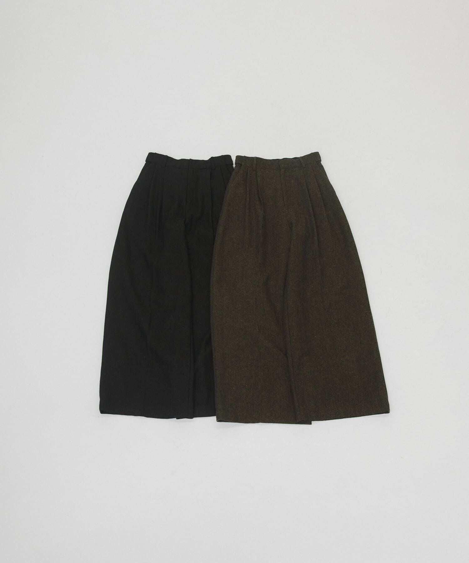 LAATO「straight wide tuck pants」|その他|