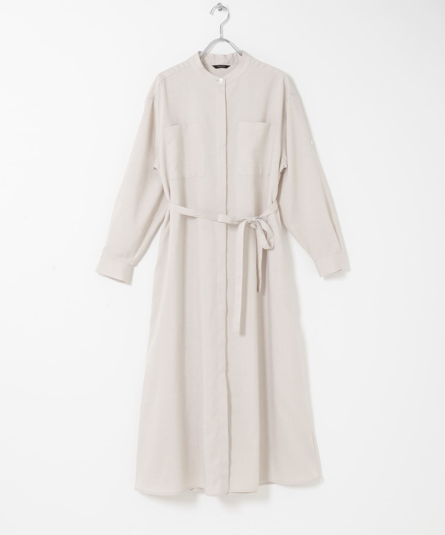 URBAN RESEARCH ROSSO「ウォッシャブルリネンライクシャツワンピース」|ワンピース|