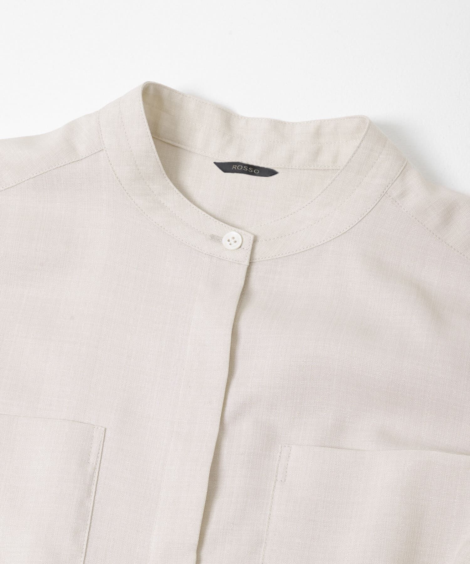 URBAN RESEARCH ROSSO「ウォッシャブルリネンライクシャツワンピース」|ワンピース|