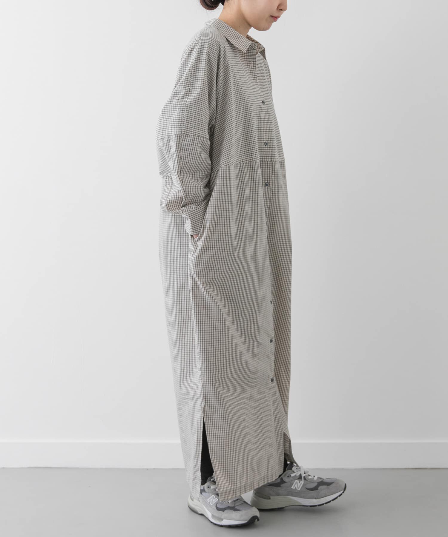 URBAN RESEARCH DOORS「FORK&SPOON　バレルシャツワンピース」|ワンピース|