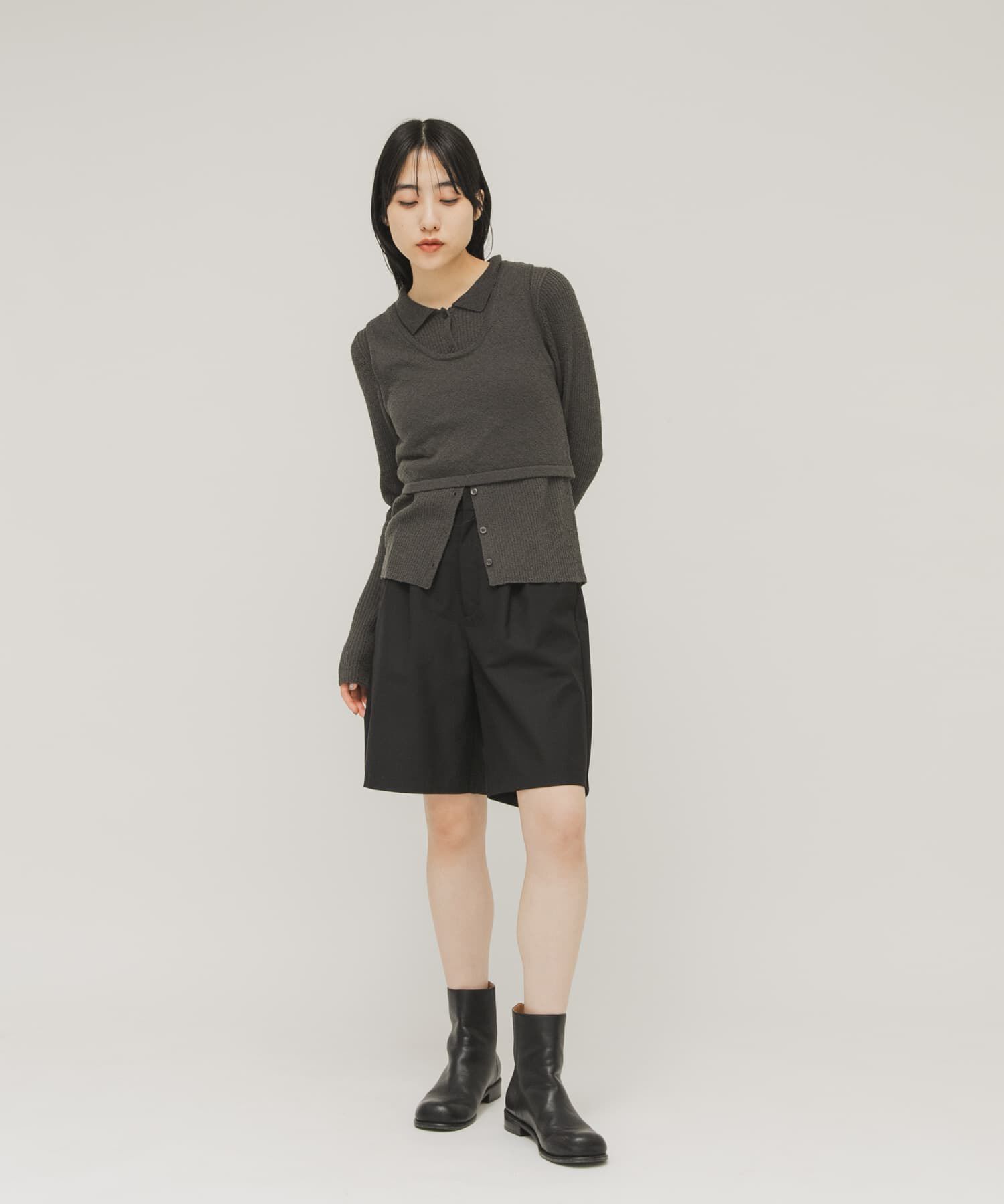  「ダブルタックショートパンツ」|その他|