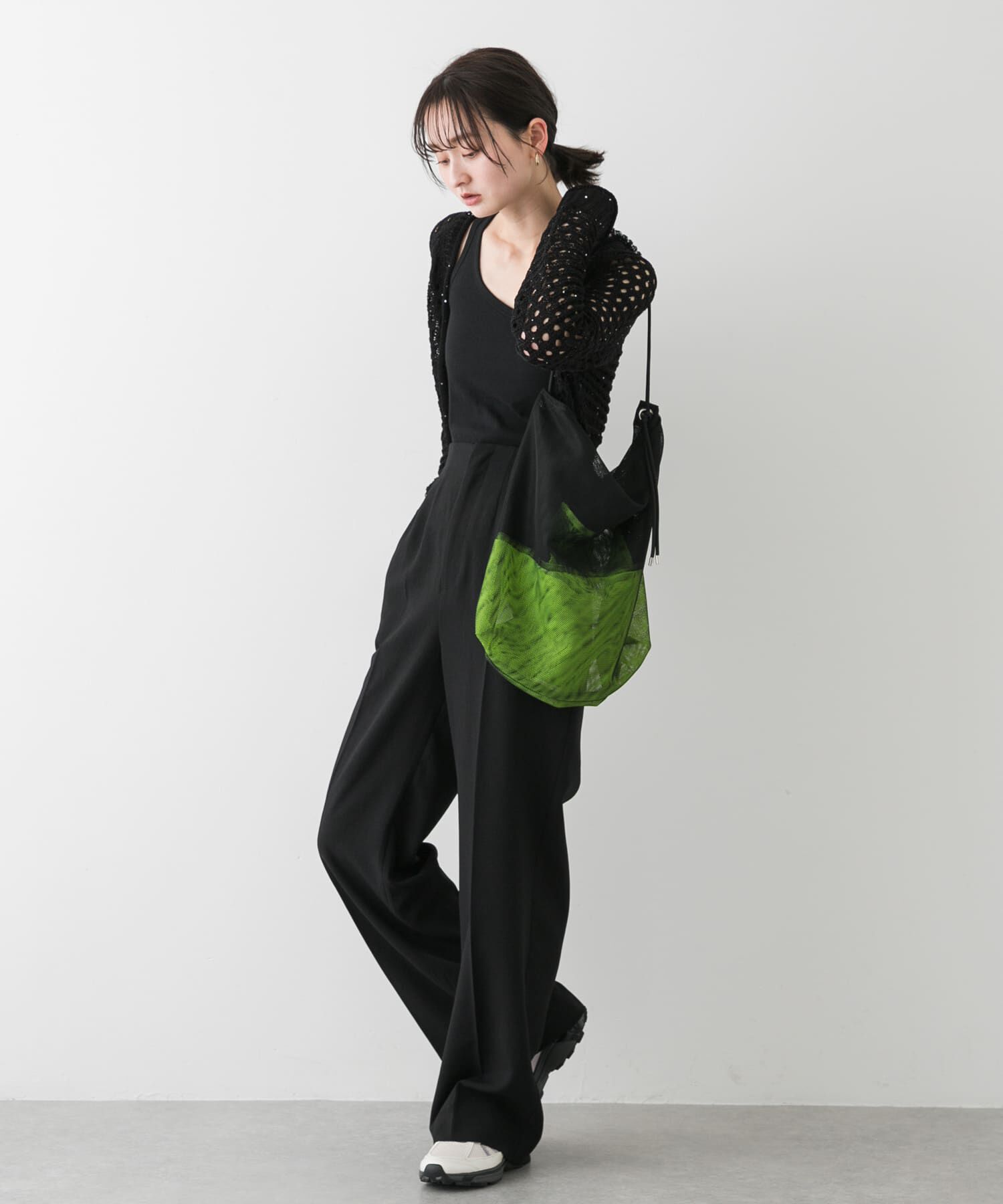 SENSE OF PLACE by URBAN RESEARCH「パラコードハンドルメッシュバッグ」|ショルダー・メッセンジャー|