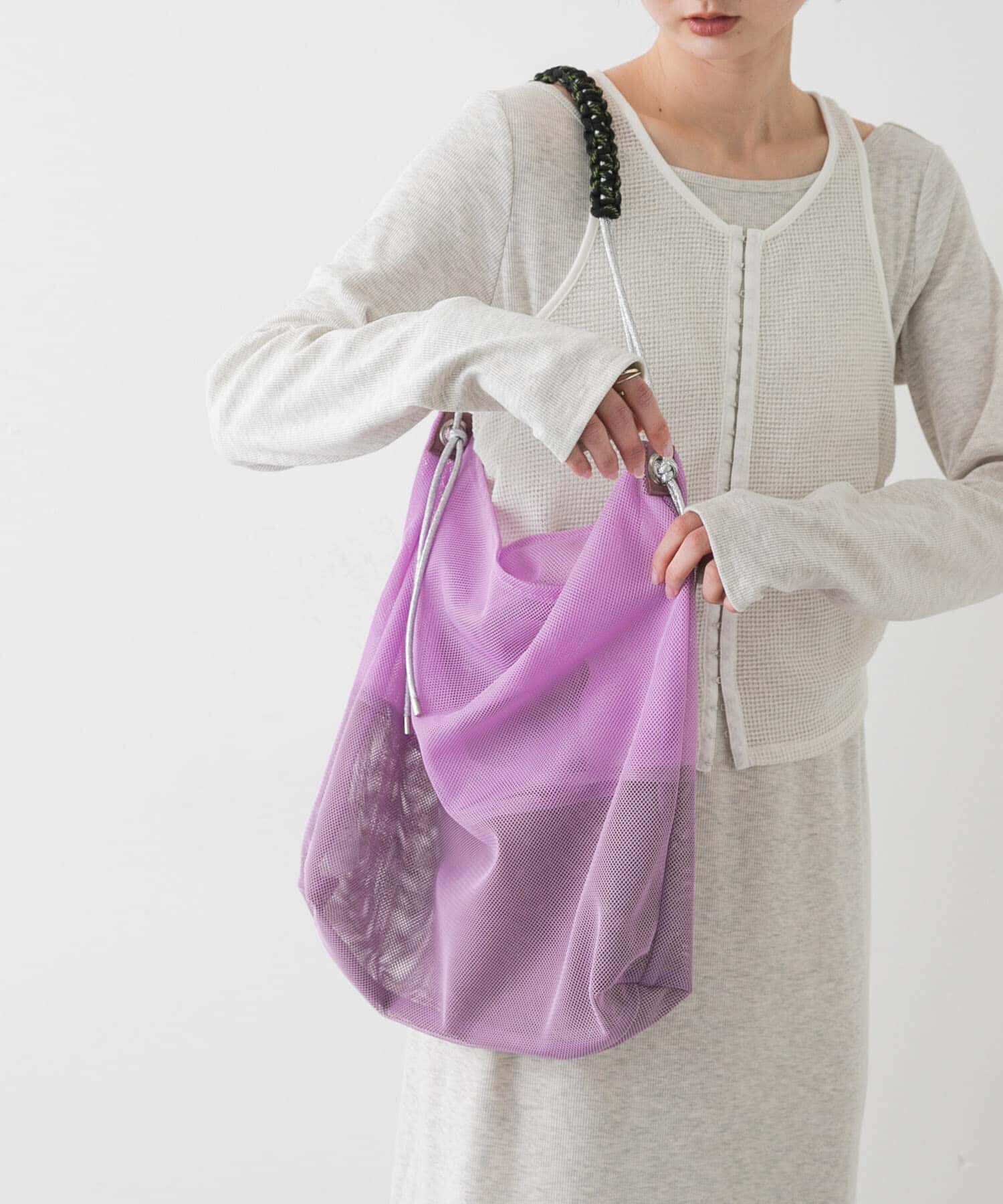 SENSE OF PLACE by URBAN RESEARCH「パラコードハンドルメッシュバッグ」|ショルダー・メッセンジャー|