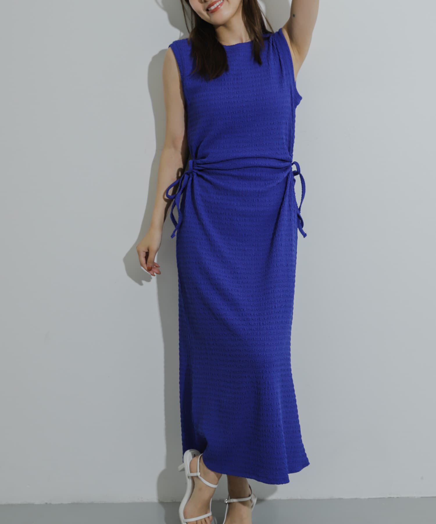 SENSE OF PLACE by URBAN RESEARCH「サイドホールジャガードカットワンピース」|ワンピース|