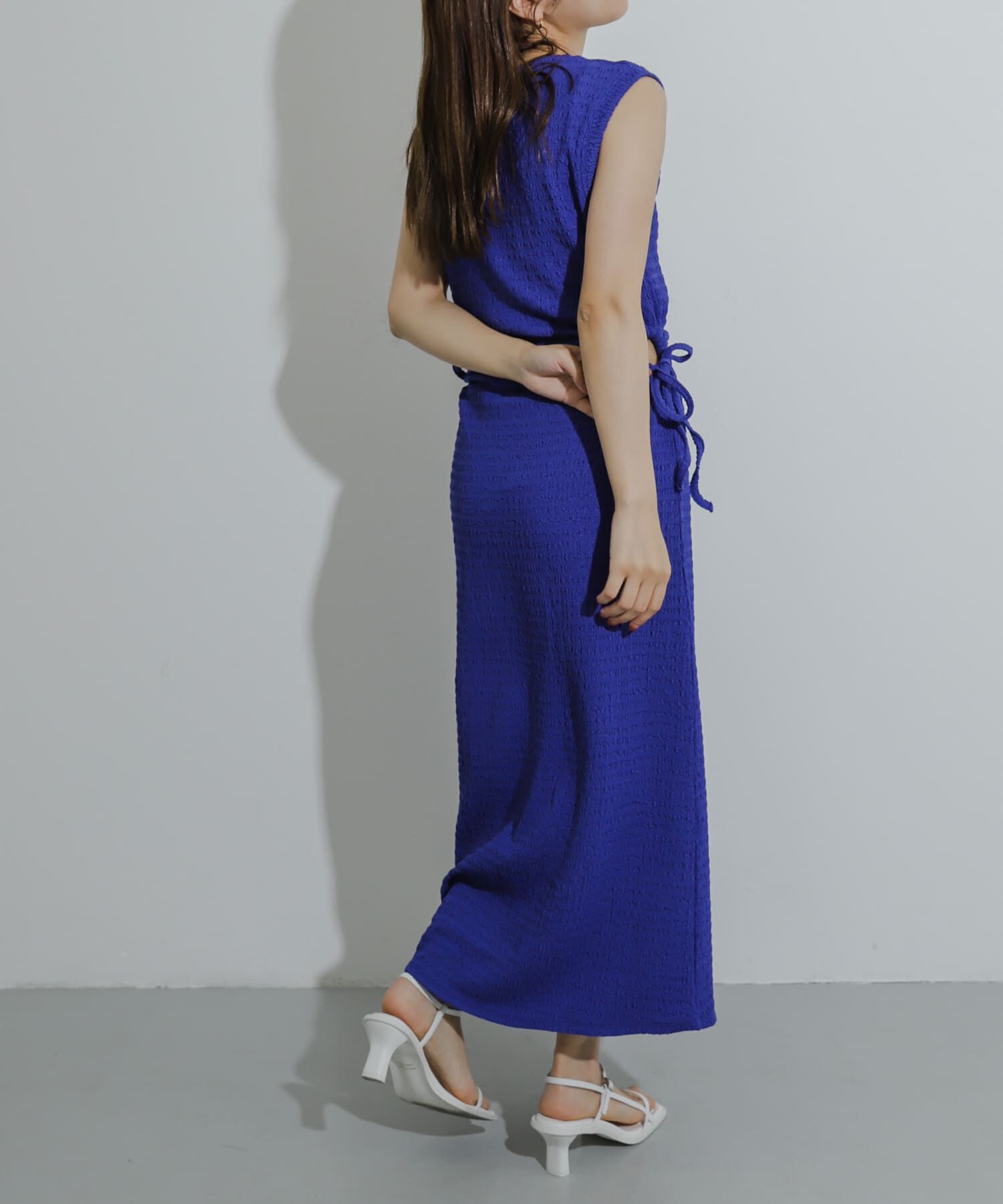 SENSE OF PLACE by URBAN RESEARCH「サイドホールジャガードカットワンピース」|ワンピース|