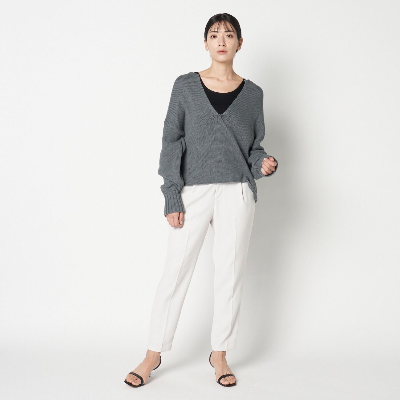 HELIOPOLE「HELIOPOLE SILKY DOUBLE TWILL TAPERED PT」|チノ|