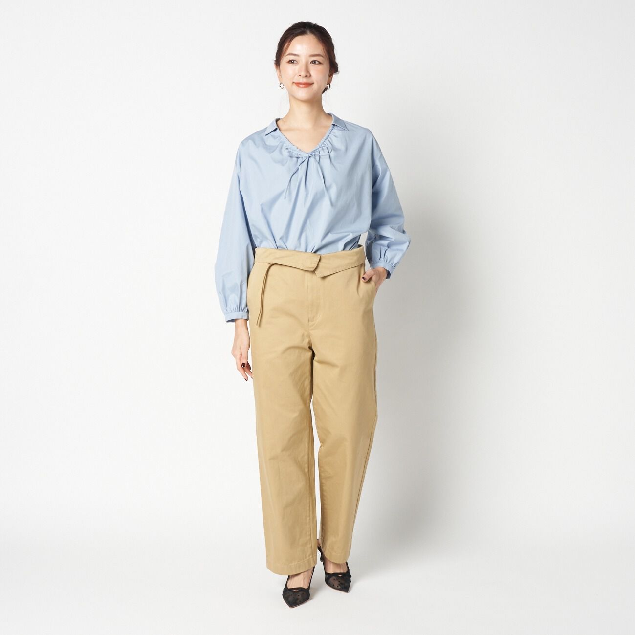HELIOPOLE「HELIOPOLE TURNBACK PANTS」|チノ|