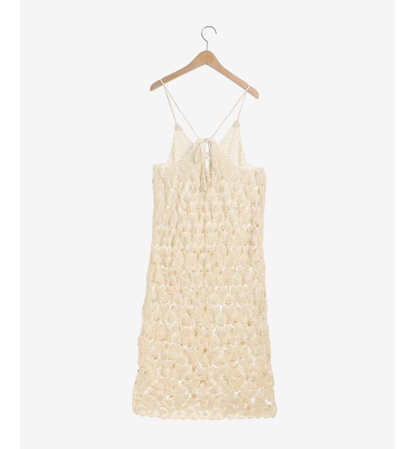 le.coeur blanc「ハンドクロシェキャミワンピース」|ワンピース|