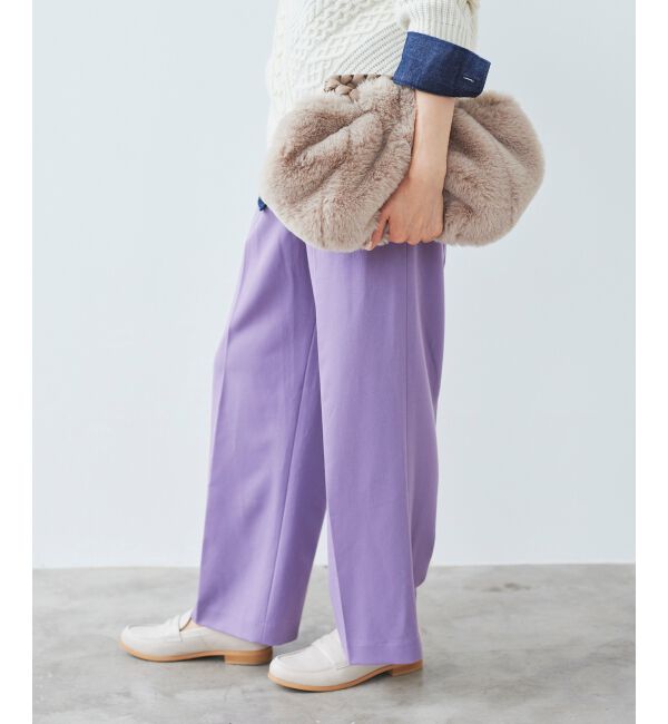 le.coeur blanc「センタープレスイージーパンツ」|その他|